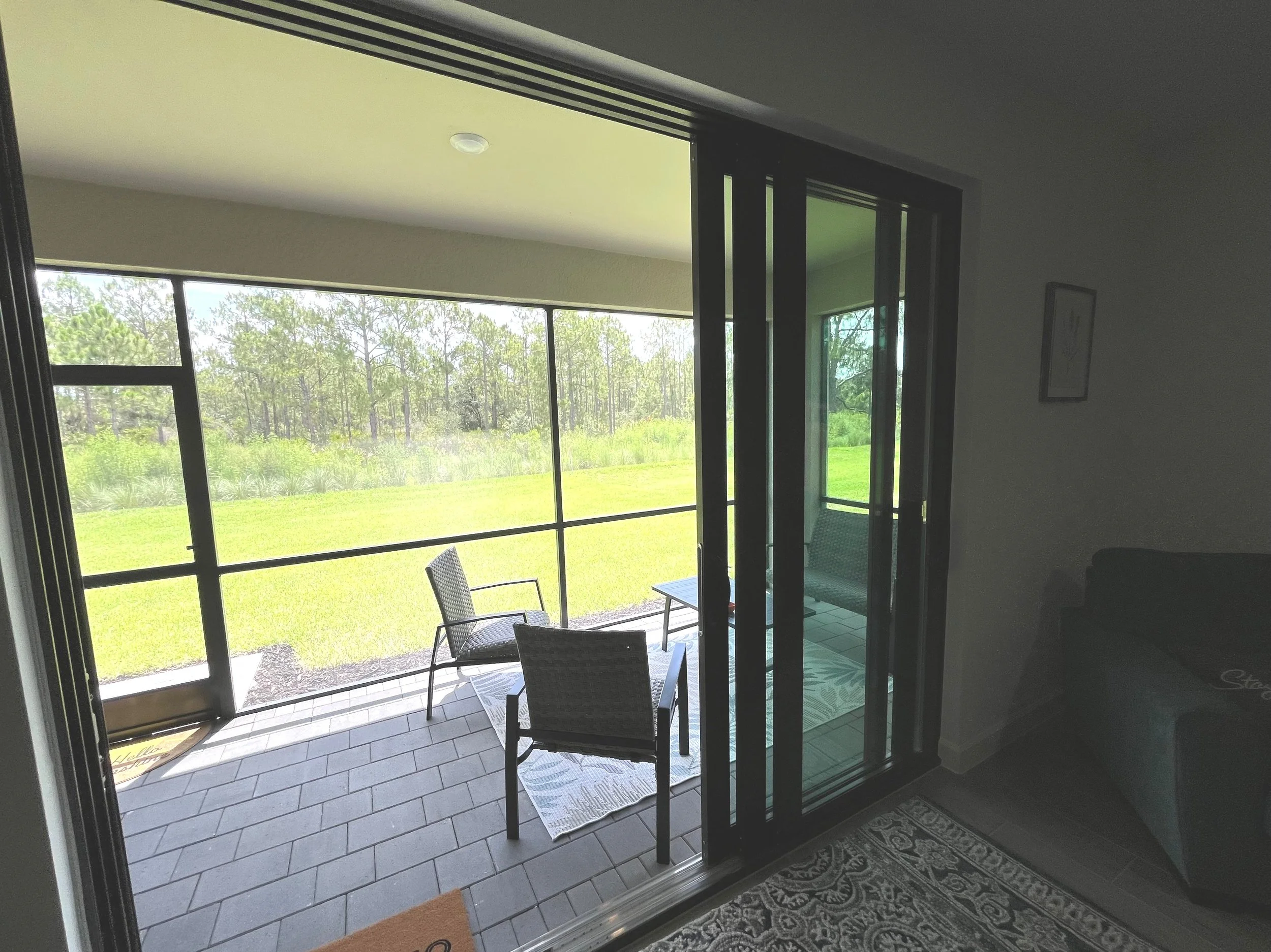 Large Slider patio