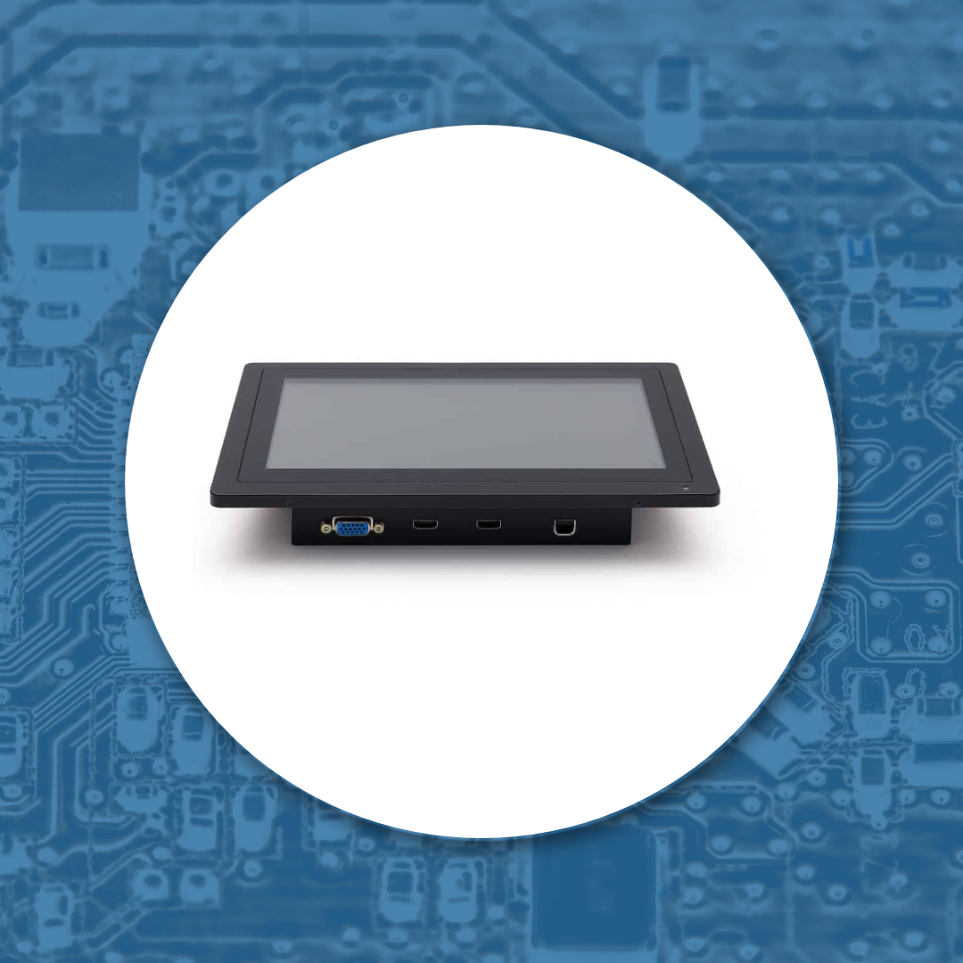 Integrated display and touchscreen HMI solutions including TFT LCD modules, touch panels, and user interface components