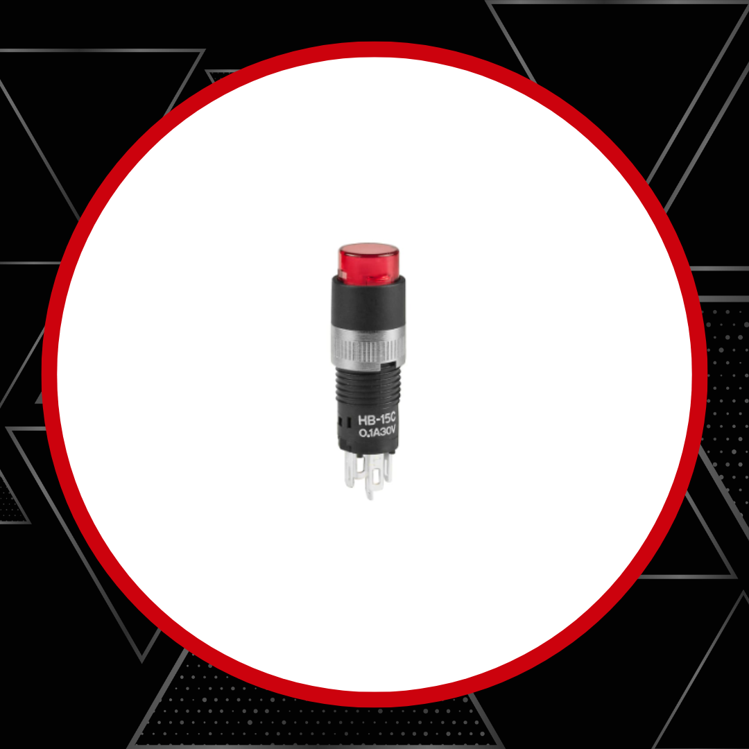 NKK panel mount indicator light for system status and control panel signaling