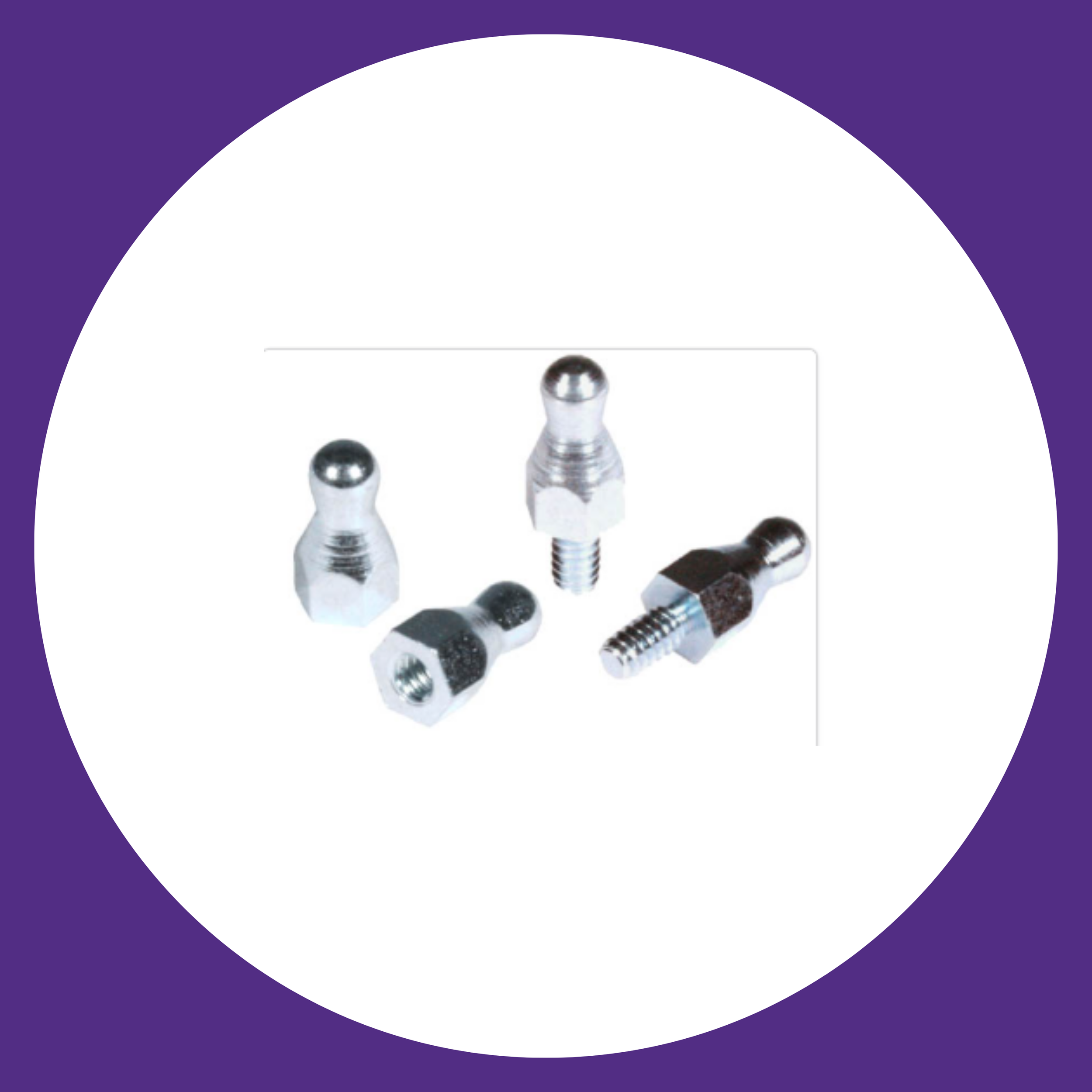 Fascomp ball studs for mechanical fastening and enclosure hardware applications