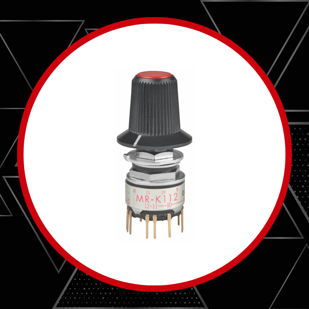 NKK rotary switch multi position selector switch for industrial and electronic control systems