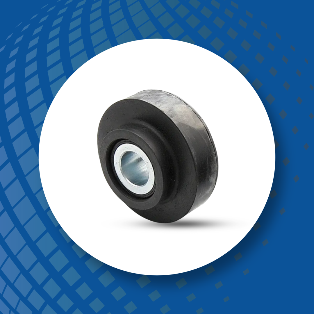 Polybond bonded rubber mounts for vibration isolation and structural support