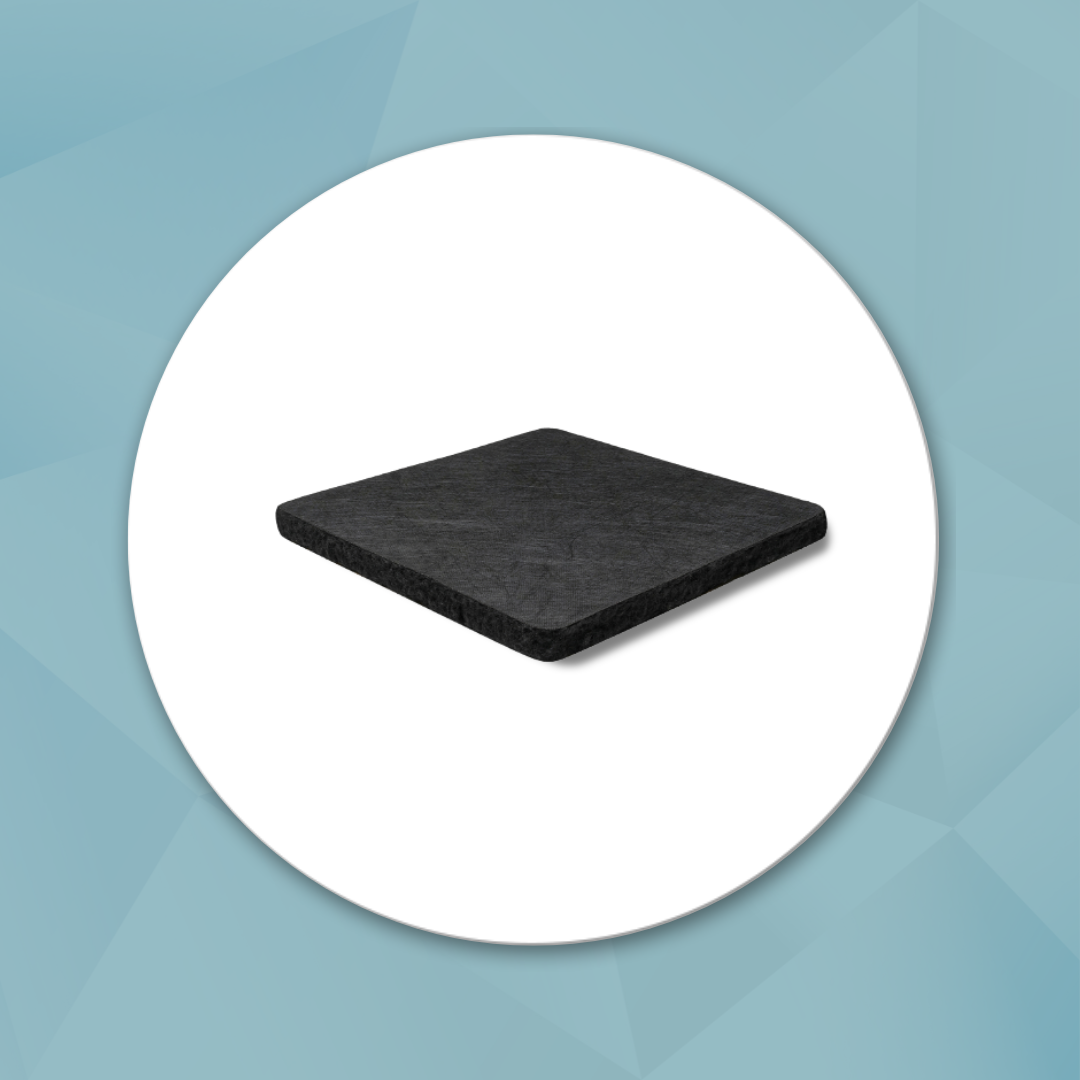 Soundcoat acoustic absorption material for reducing airborne noise in industrial equipment and enclosures