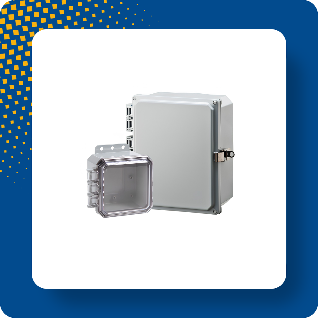 Integra polycarbonate enclosures for outdoor industrial applications with impact resistance and UV stability
