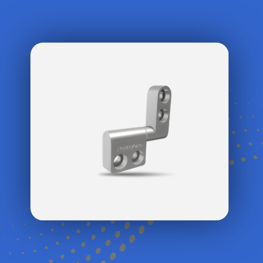 Reell flag hinge designed for removable door applications with precision torque control