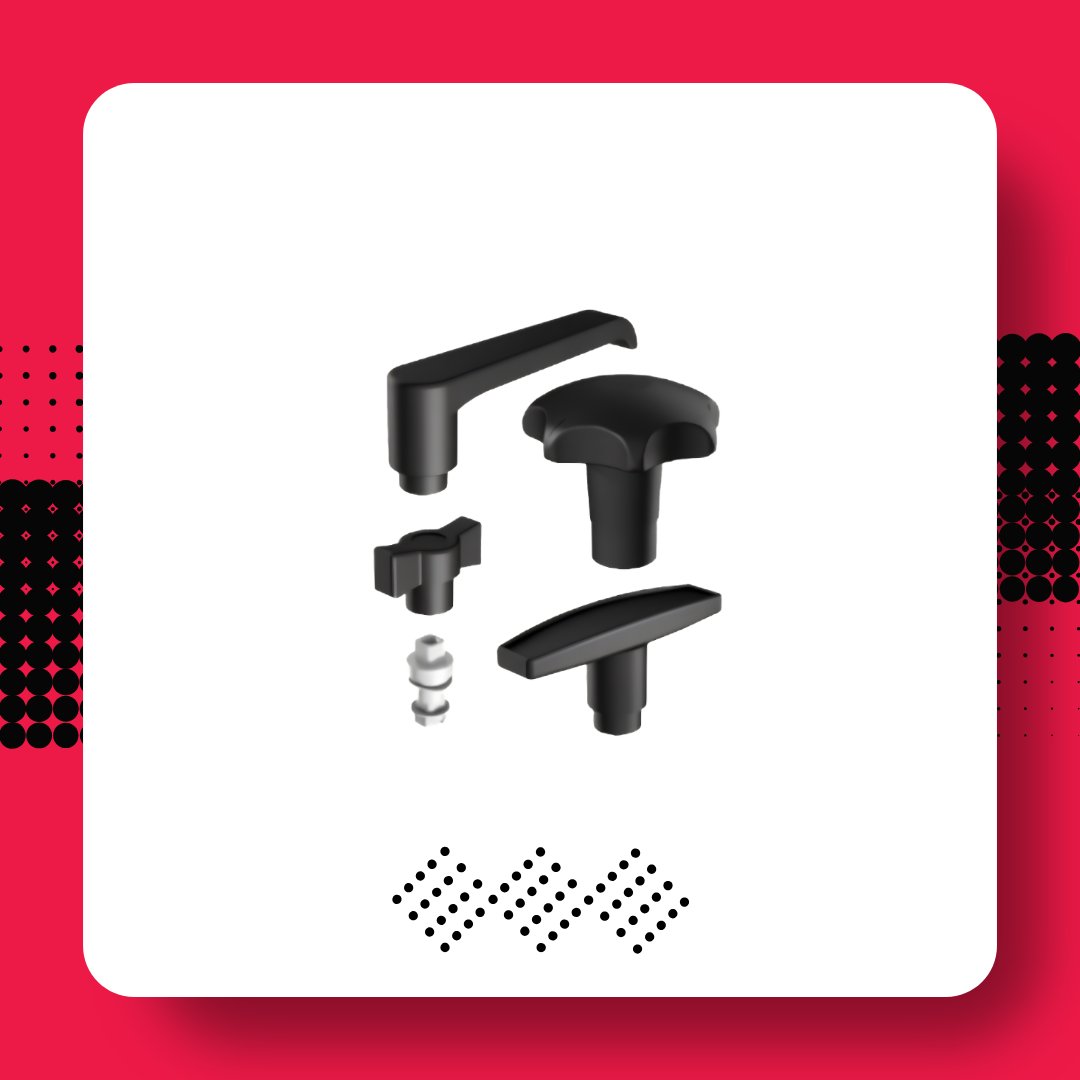 DIRAK enclosure accessories and hardware components for industrial cabinets and equipment integration