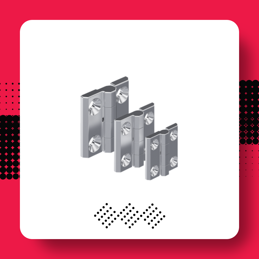 DIRAK hinges for industrial enclosures providing smooth operation and long service life