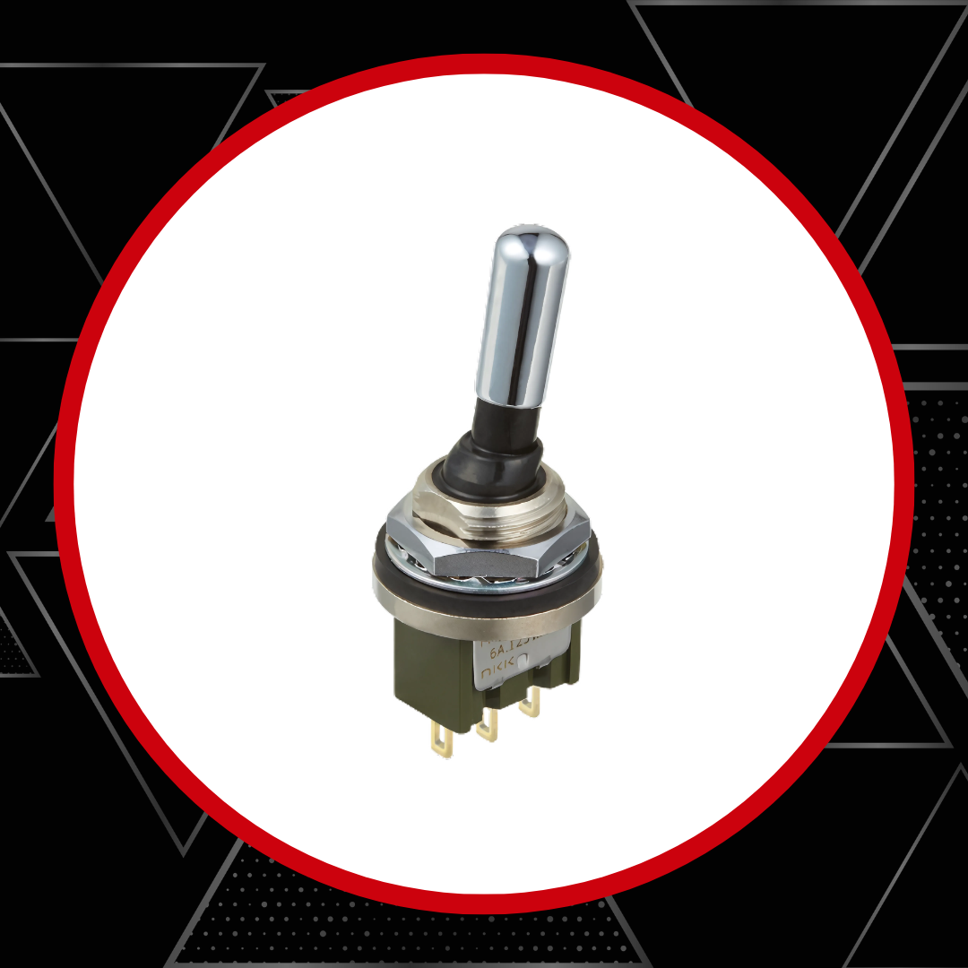 NKK IP-rated sealed switch for waterproof and dustproof industrial environments