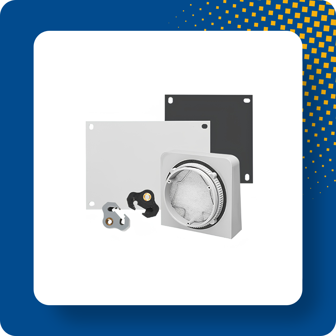 Integra enclosure accessories including mounting plates panels and hardware for industrial enclosures
