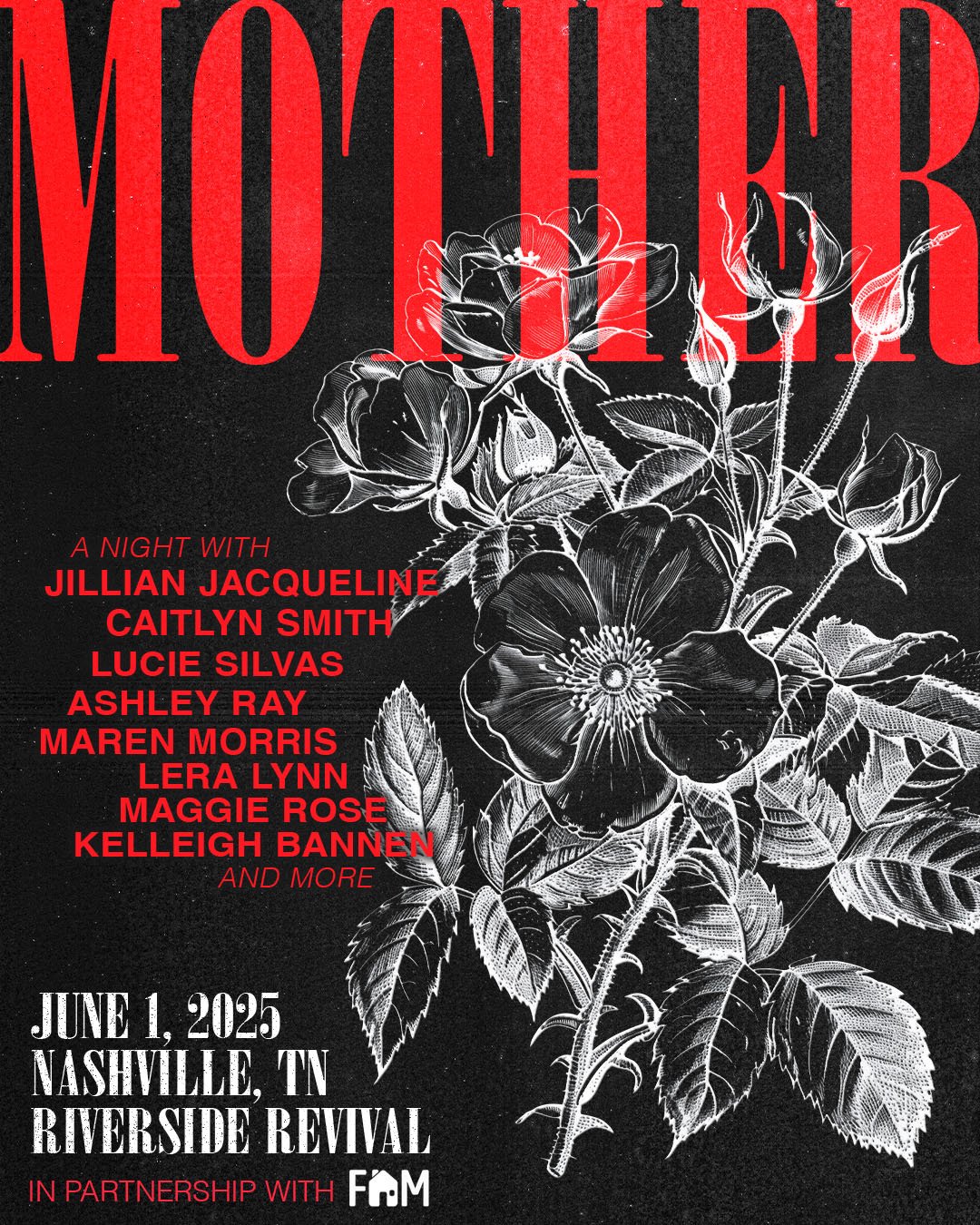 MOTHER - A night with Jillian Jacqueline, CaitlYn Smith & More