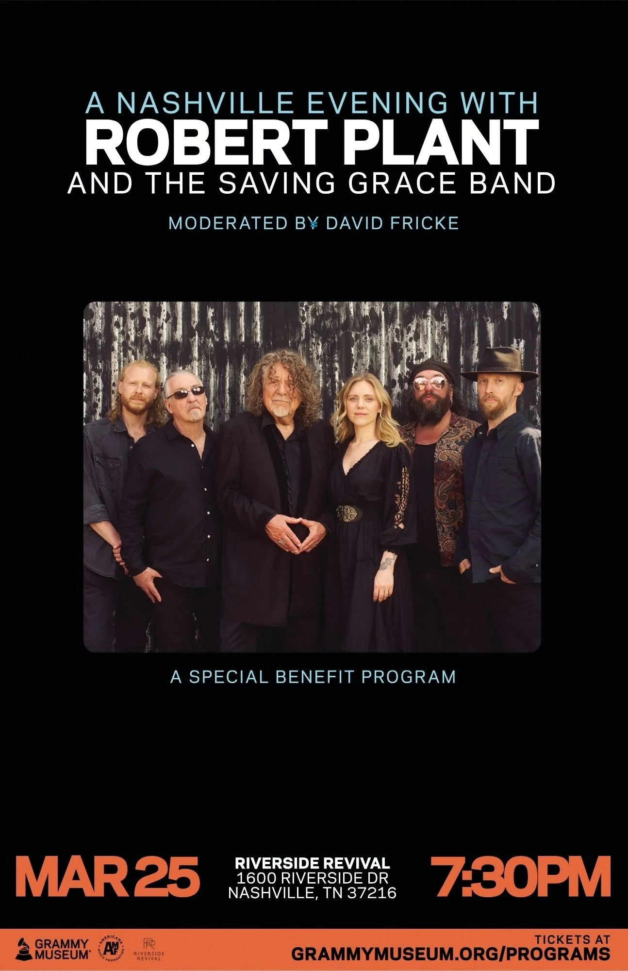 A Nashville Evening with Robert Plant and the Saving Grace Band