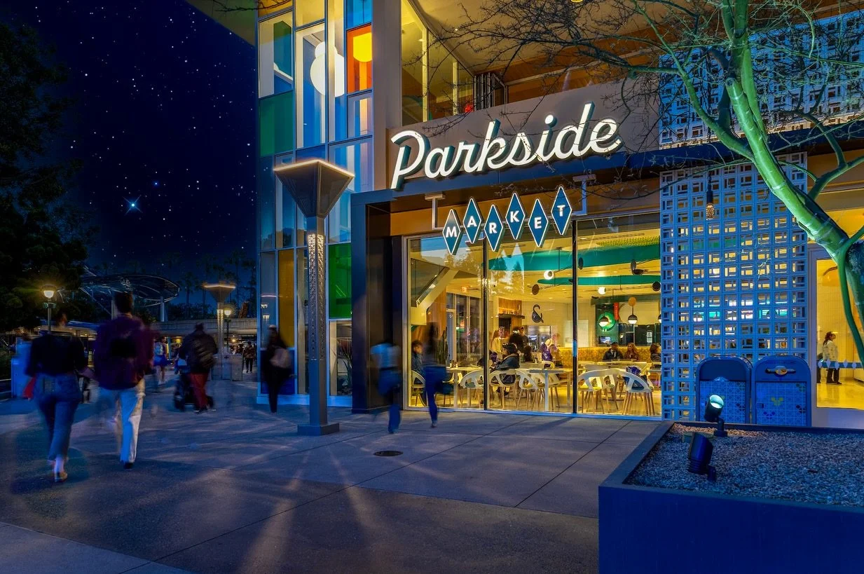 What an incredible night shoot at Downtown Disney for Parkside Market! Loved capturing the vibrant energy and beautiful lighting after dark. So much fun bringing this project to life! ✨Thank you @disneyparks and @ads_signs 

 #NightShoot #CommercialP