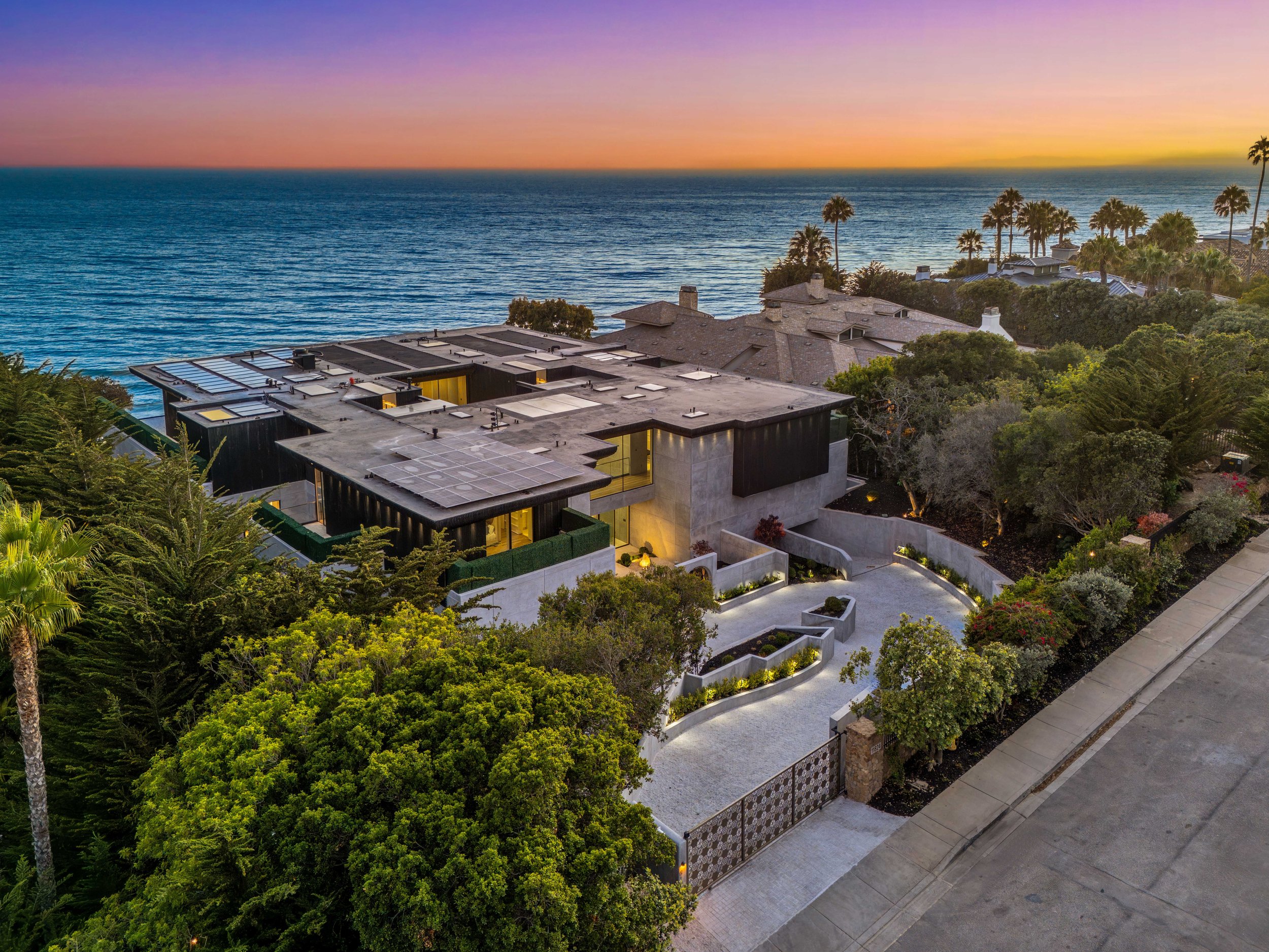 Aerial Photography Real Estate In Malibu