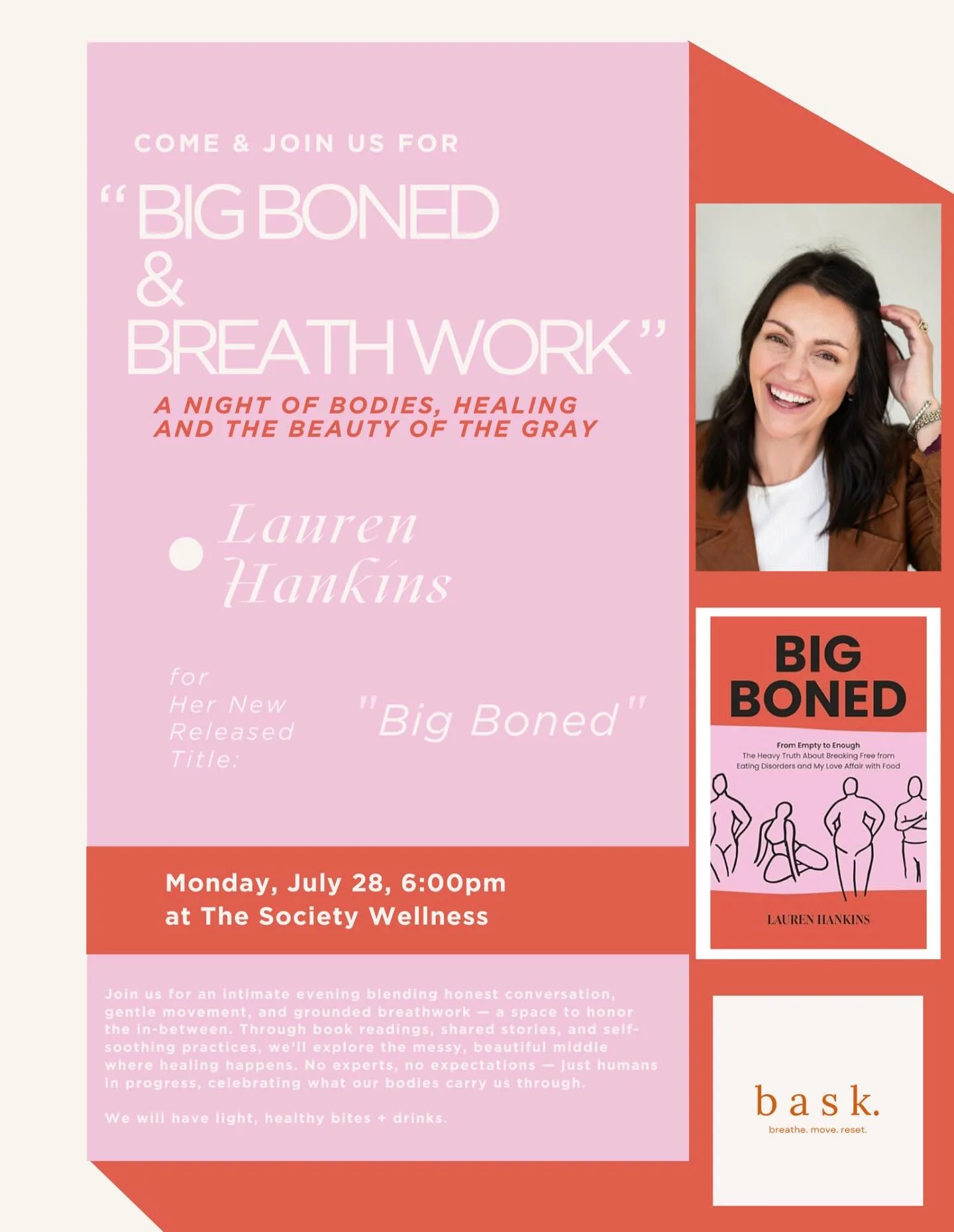 Let&rsquo;s gooooo &mdash; this gonna be GOOD! Honored to be a part of this event next week in Tallahassee! Come join us. @the_society_wellness @bask.daily