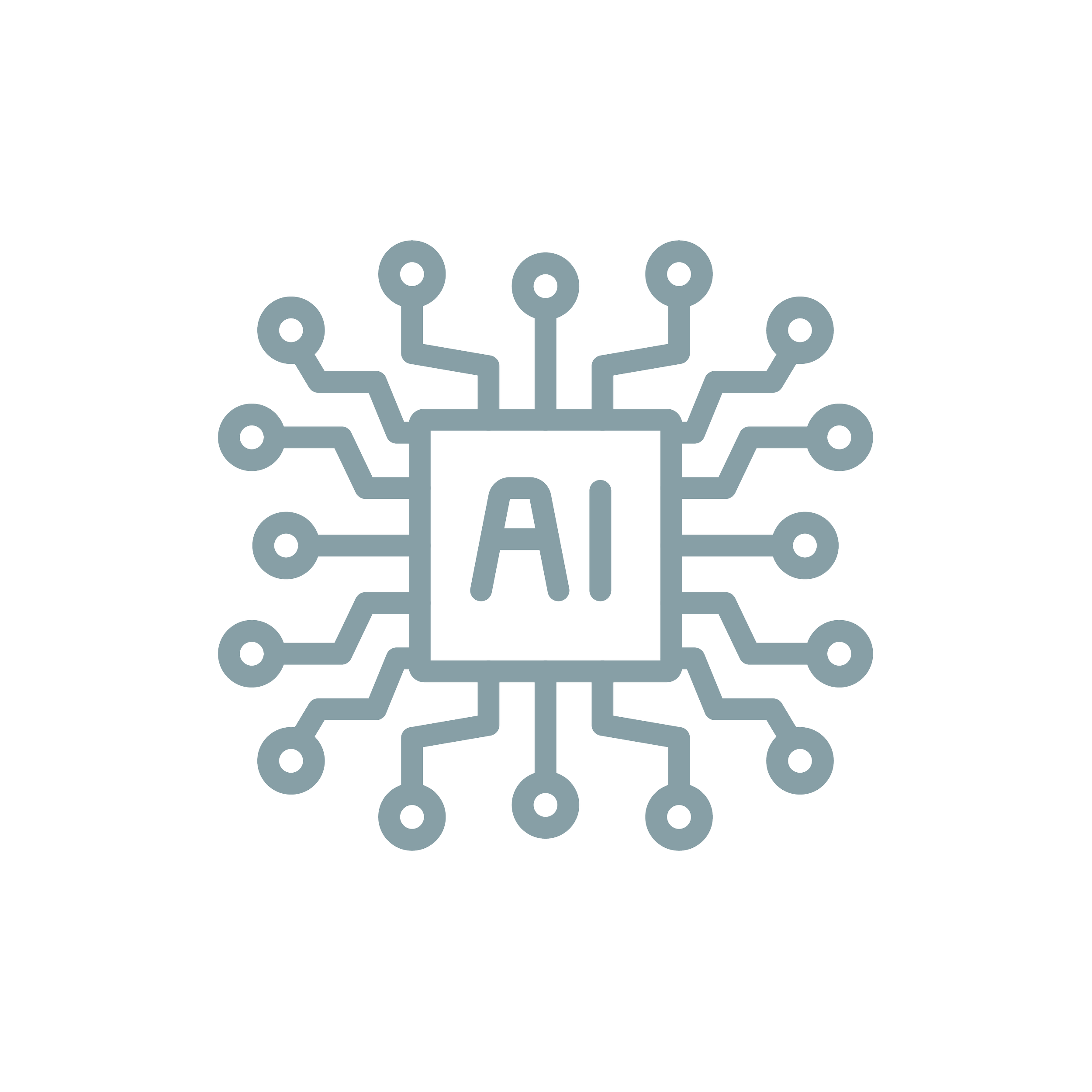AI and Algorithmic Intelligence Icon