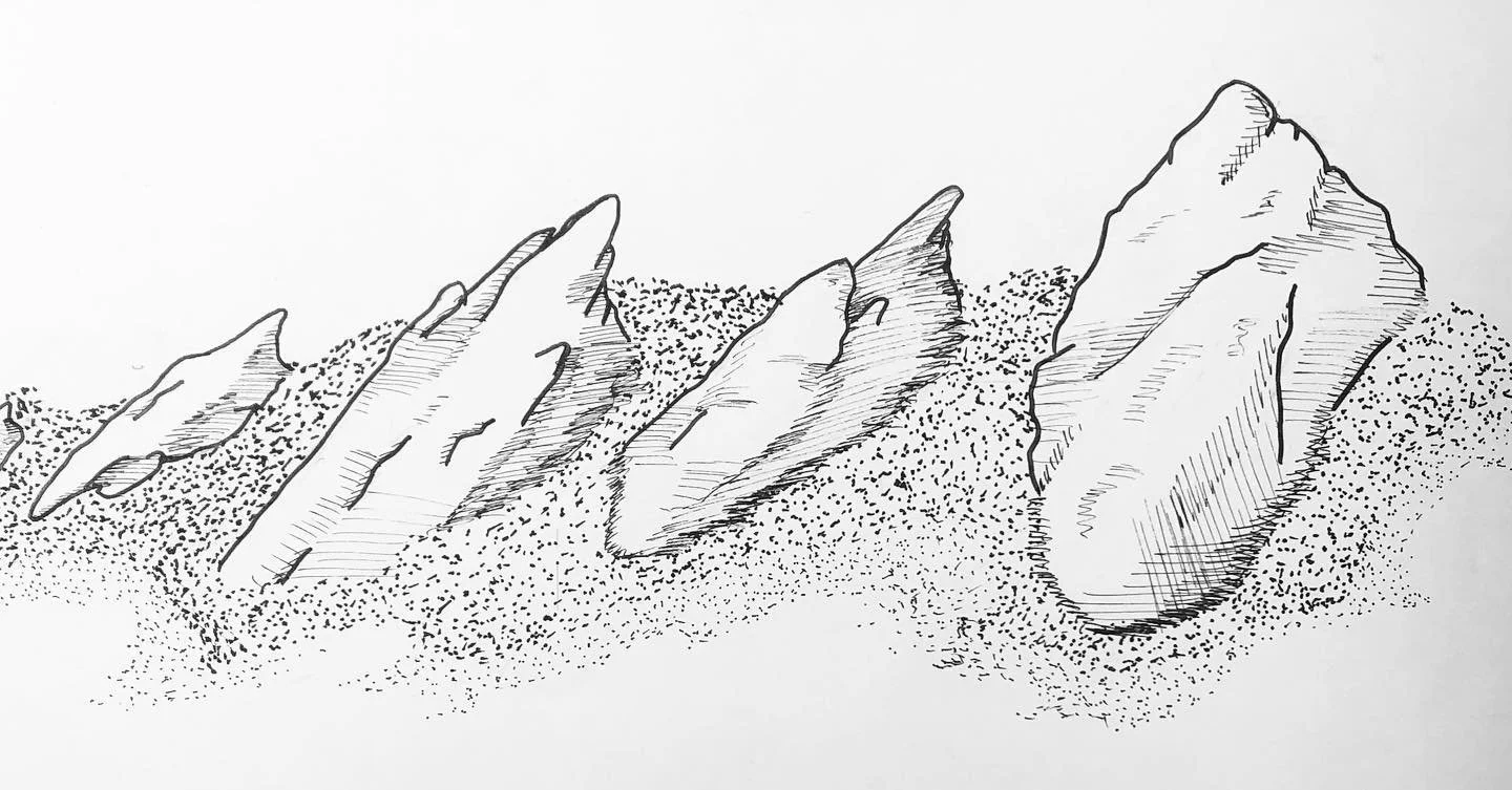 Sending all the love back home in beautiful Boulder, CO and to those affected by the fires 💚 https://bcfd.com/donate/
. . .
#boulder #colorado #wildfires #pen #drawing #illustration #art #flatirons