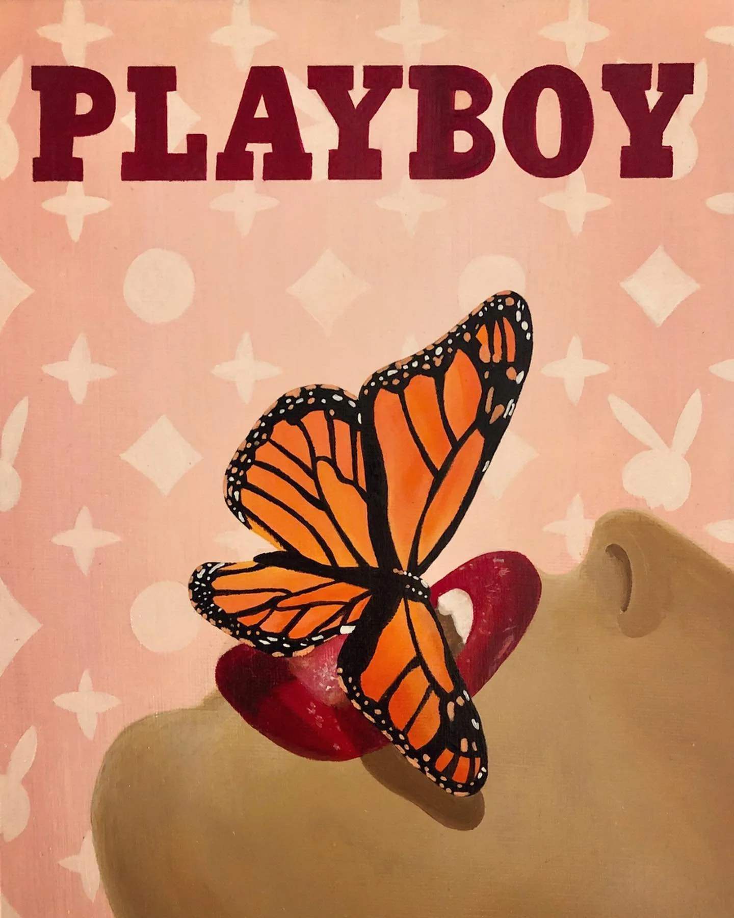 &bull;ENTERTAINMENT FOR MEN&bull;
Painting some magazine covers, more to come! Working on my people-portrait skills
. . . 
#playboy #luisvuitton #magazinecover #painting #acrylicpainting #art #artistsoninstagram #butterfly