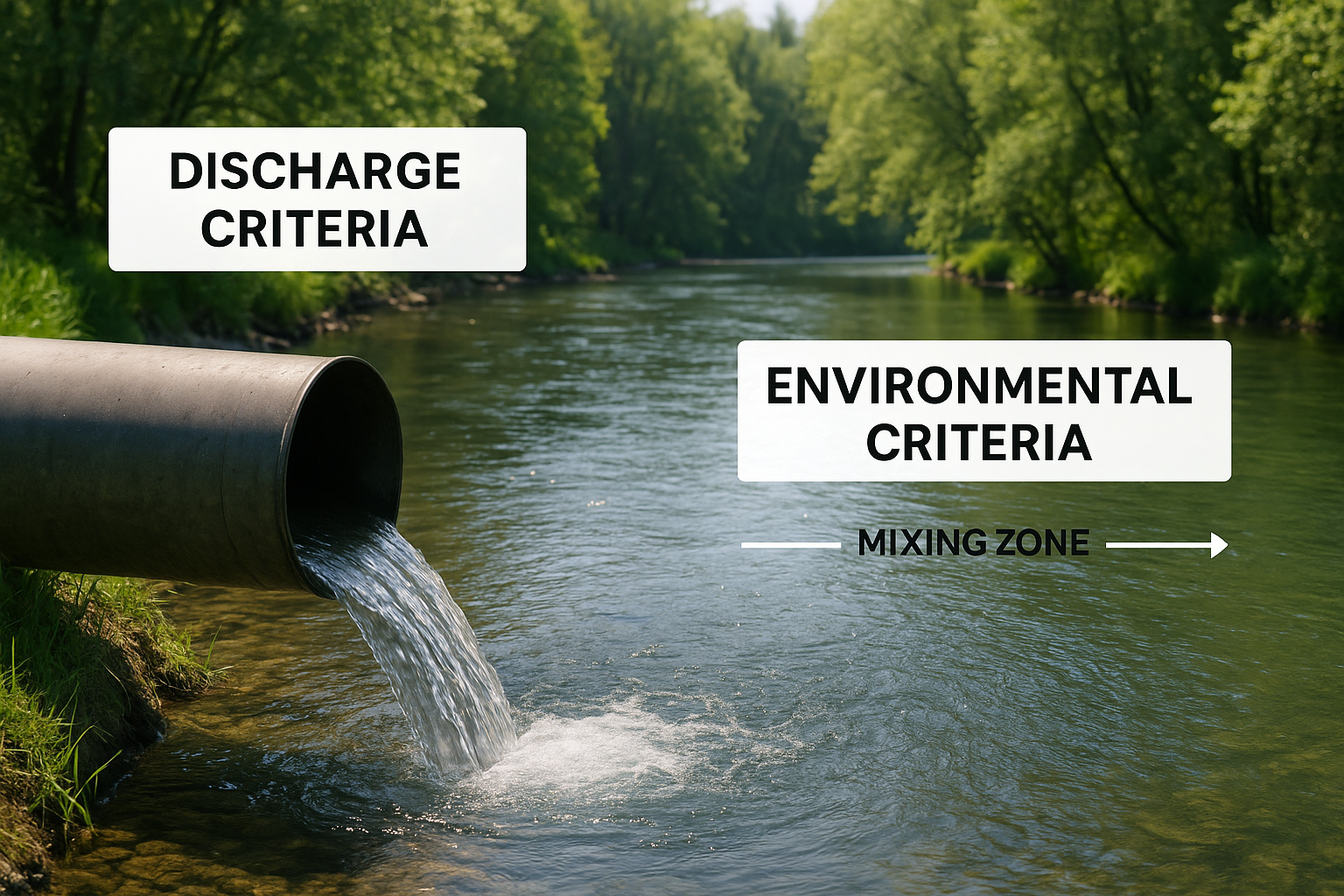 Discharge Criteria and Environmental Criteria apply in different places