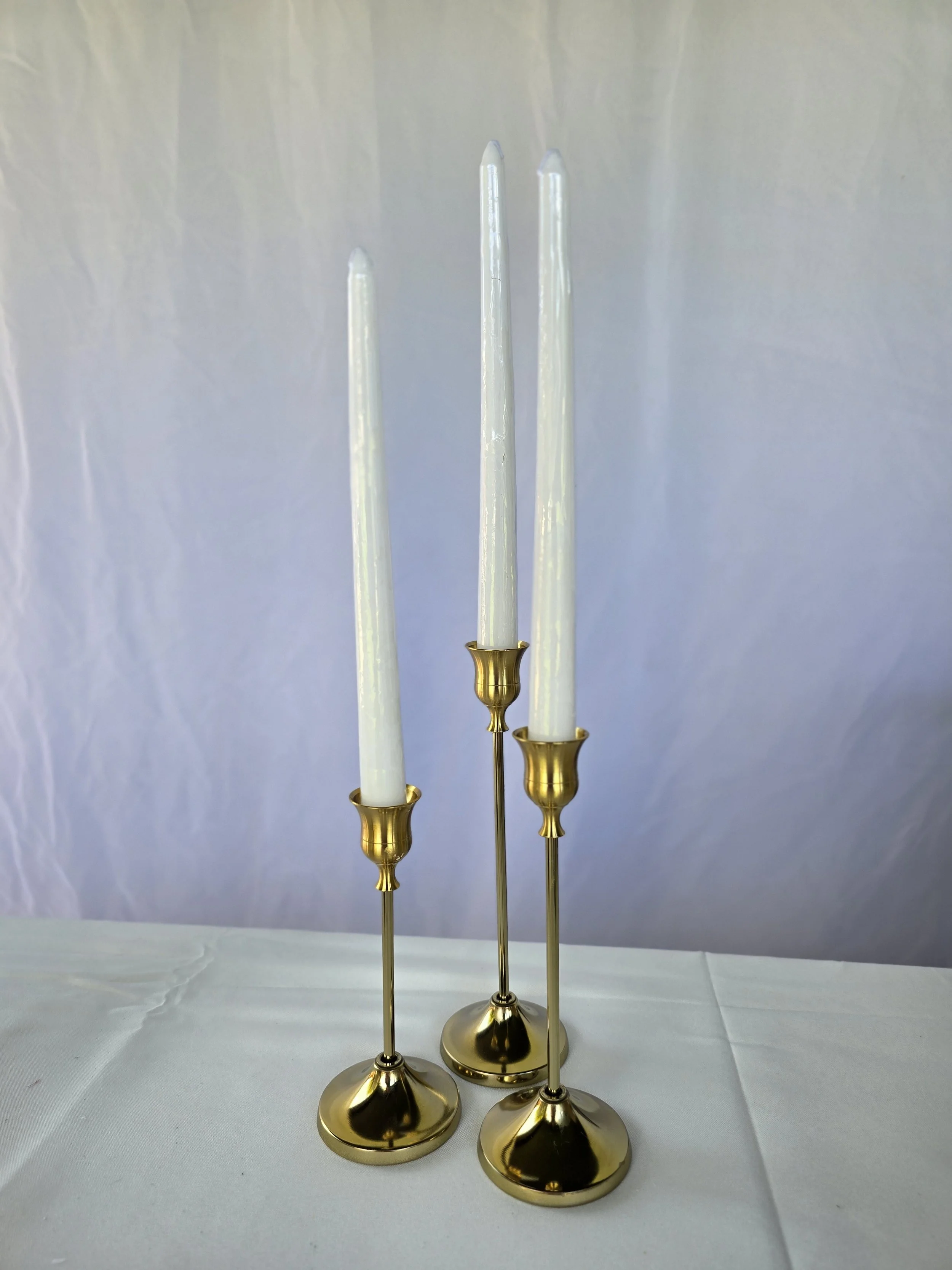 Brass candle stick holders
