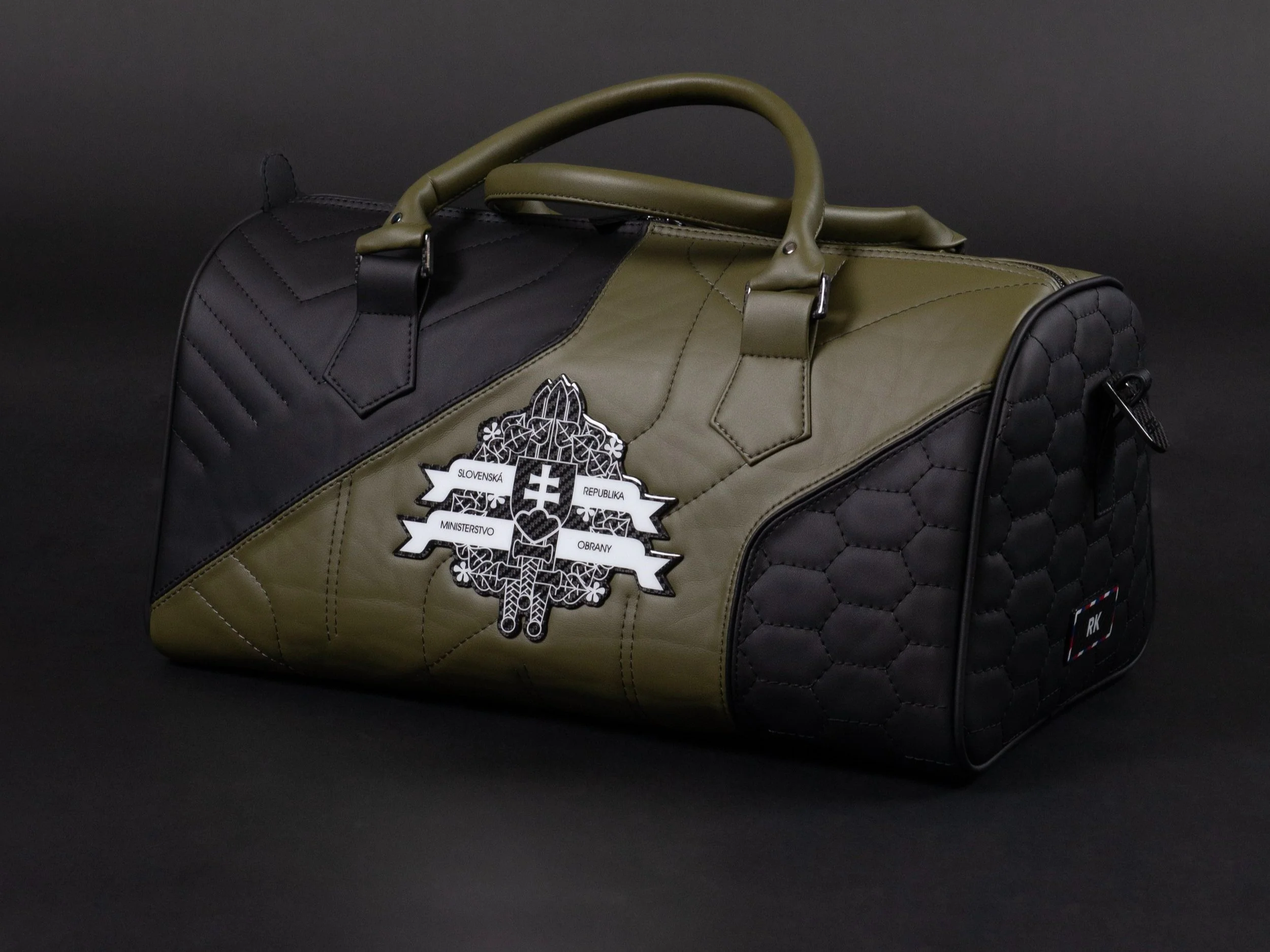 Custom duffle bag