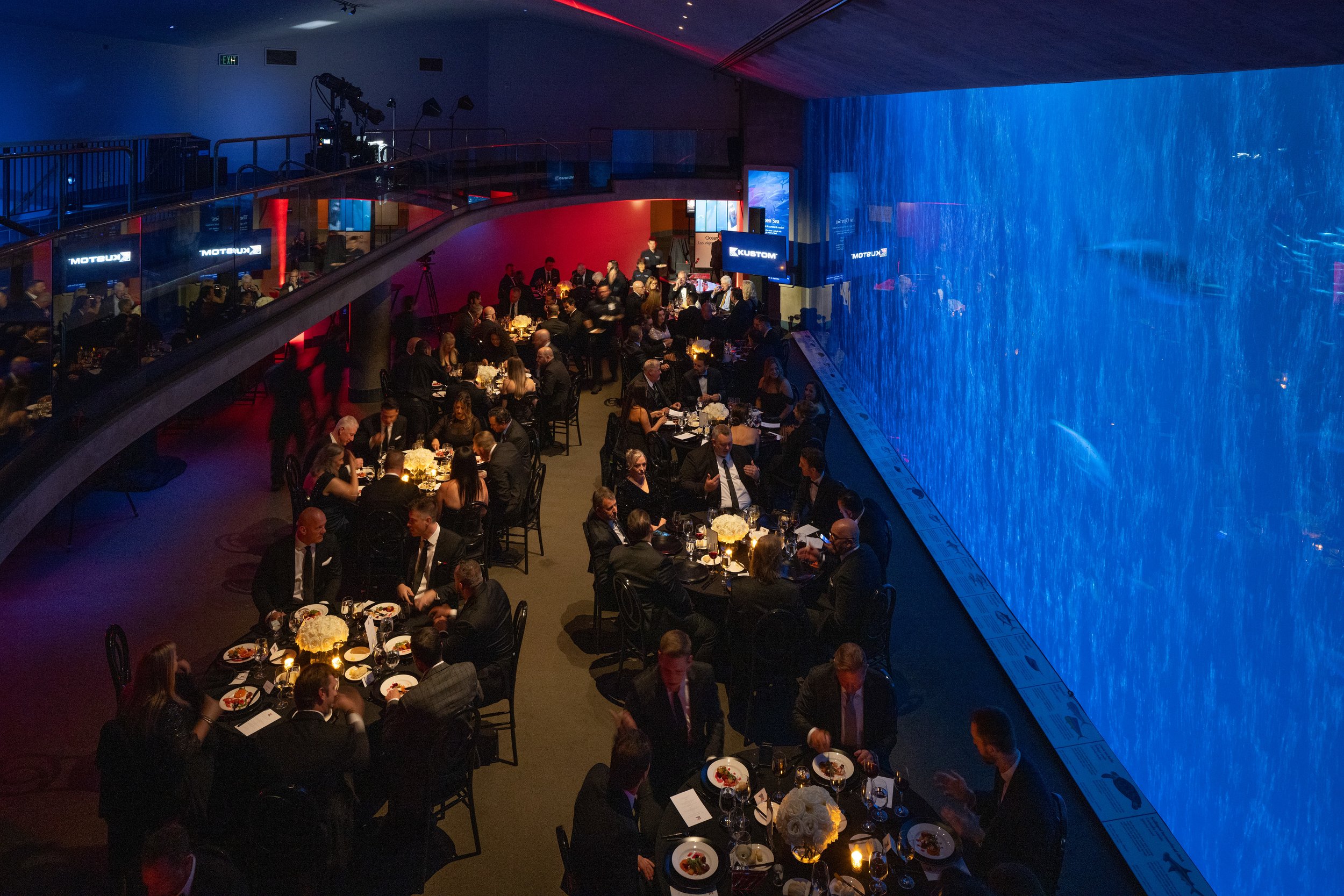 Formal event with guest check-in and seating