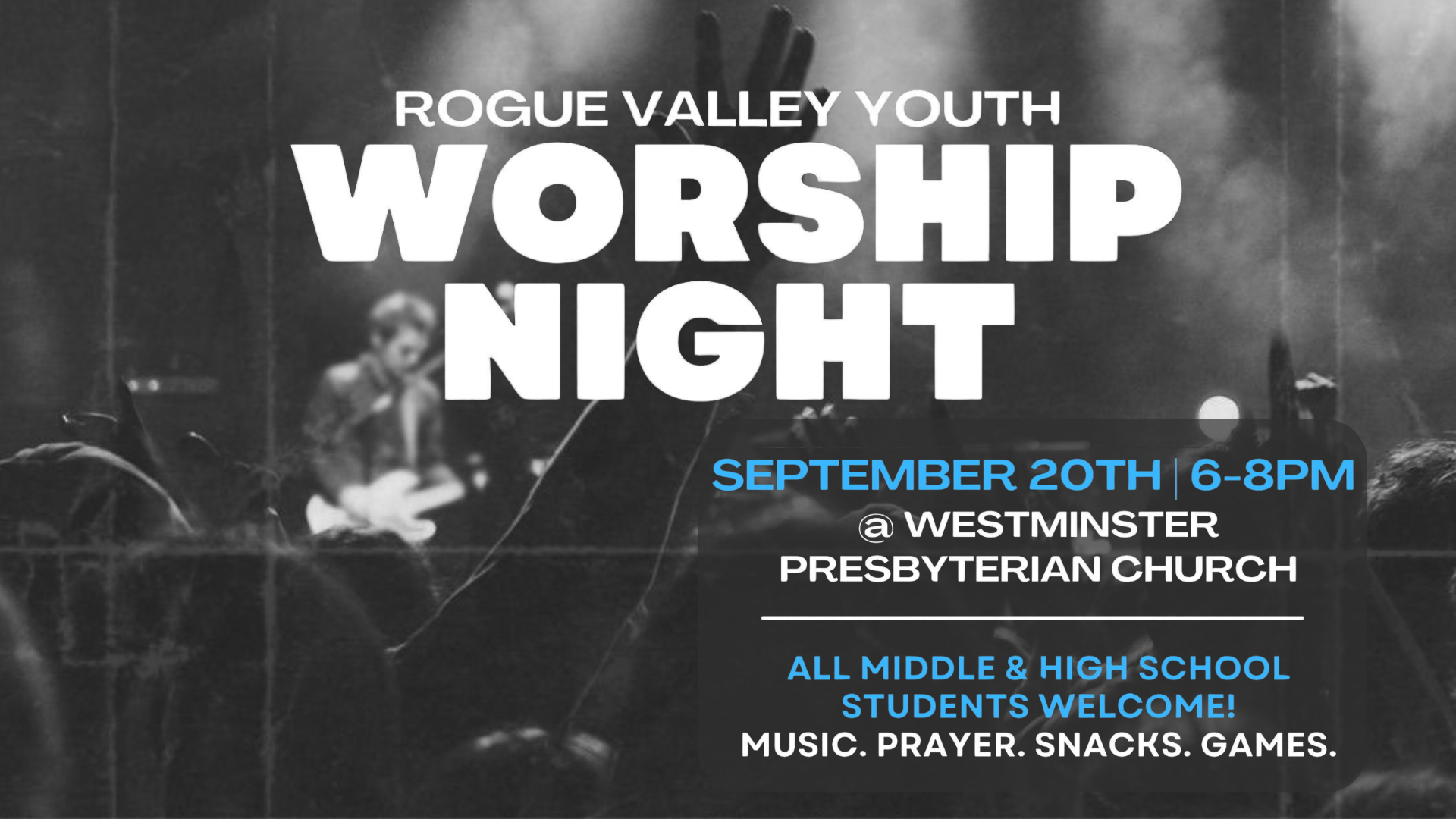Rogue Valley Youth Worship Night