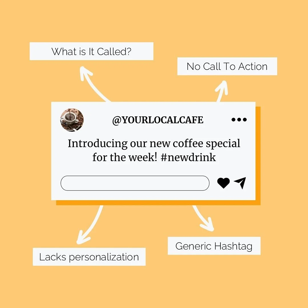 Your followers are BORED! 🥱 

Yup, they&rsquo;re scrolling on before they even finish reading the first sentence because you write boring captions. 

Picture this, it&rsquo;s Monday morning and you&rsquo;re looking to switch up your regular coffee o