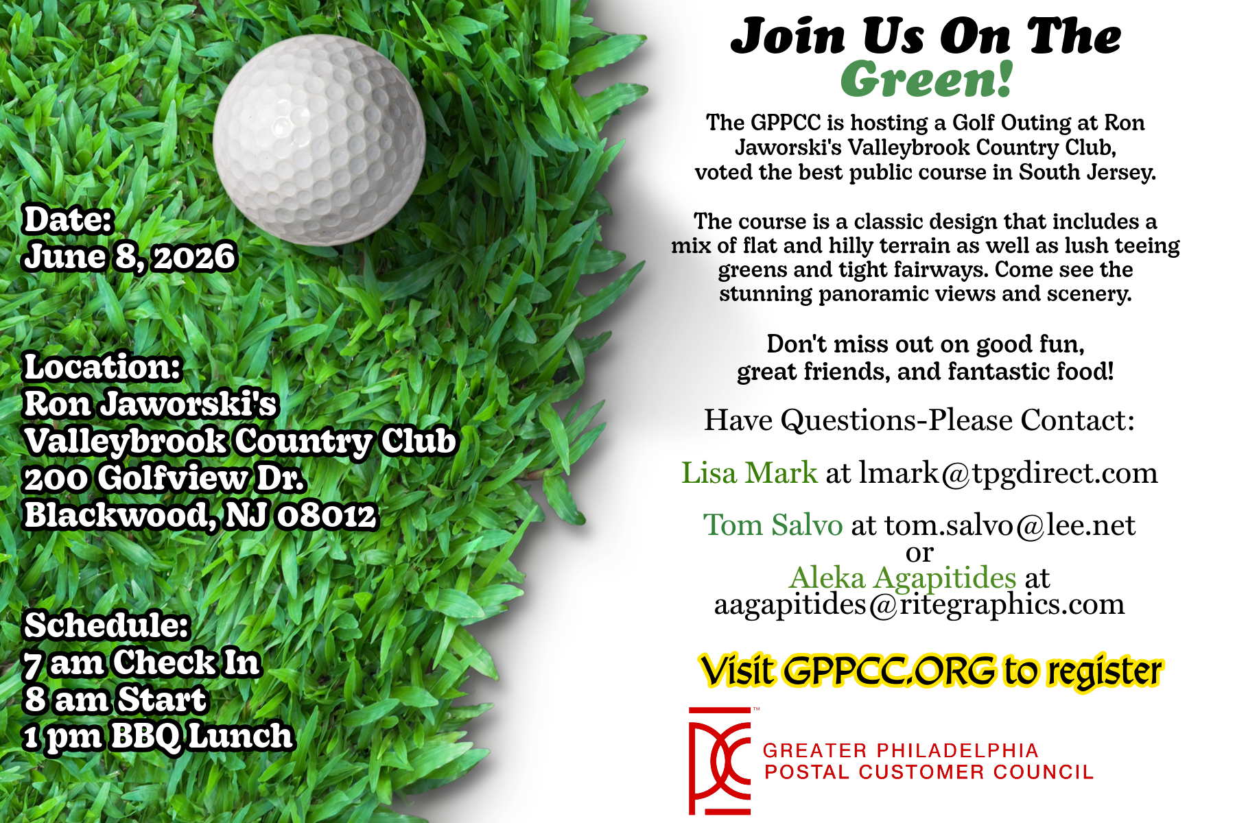 GPPCC 2026 Golf Event