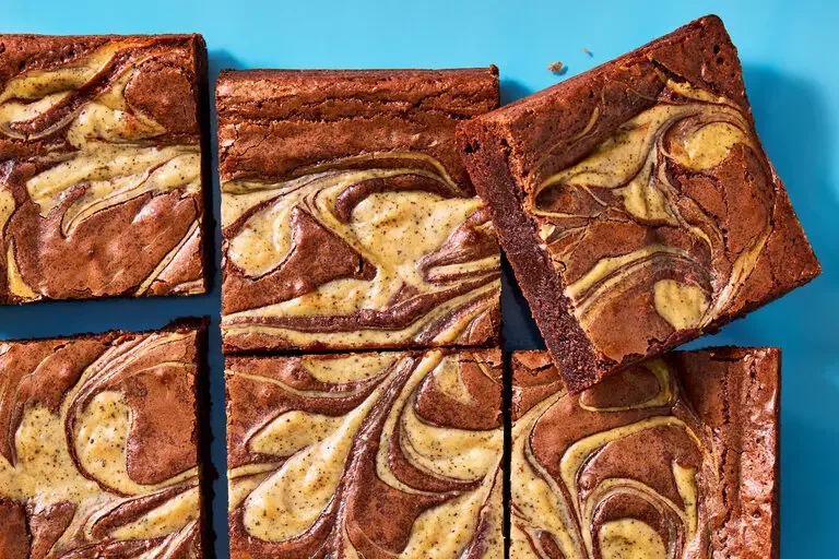 Vietnamese Coffe Swirl Brownies