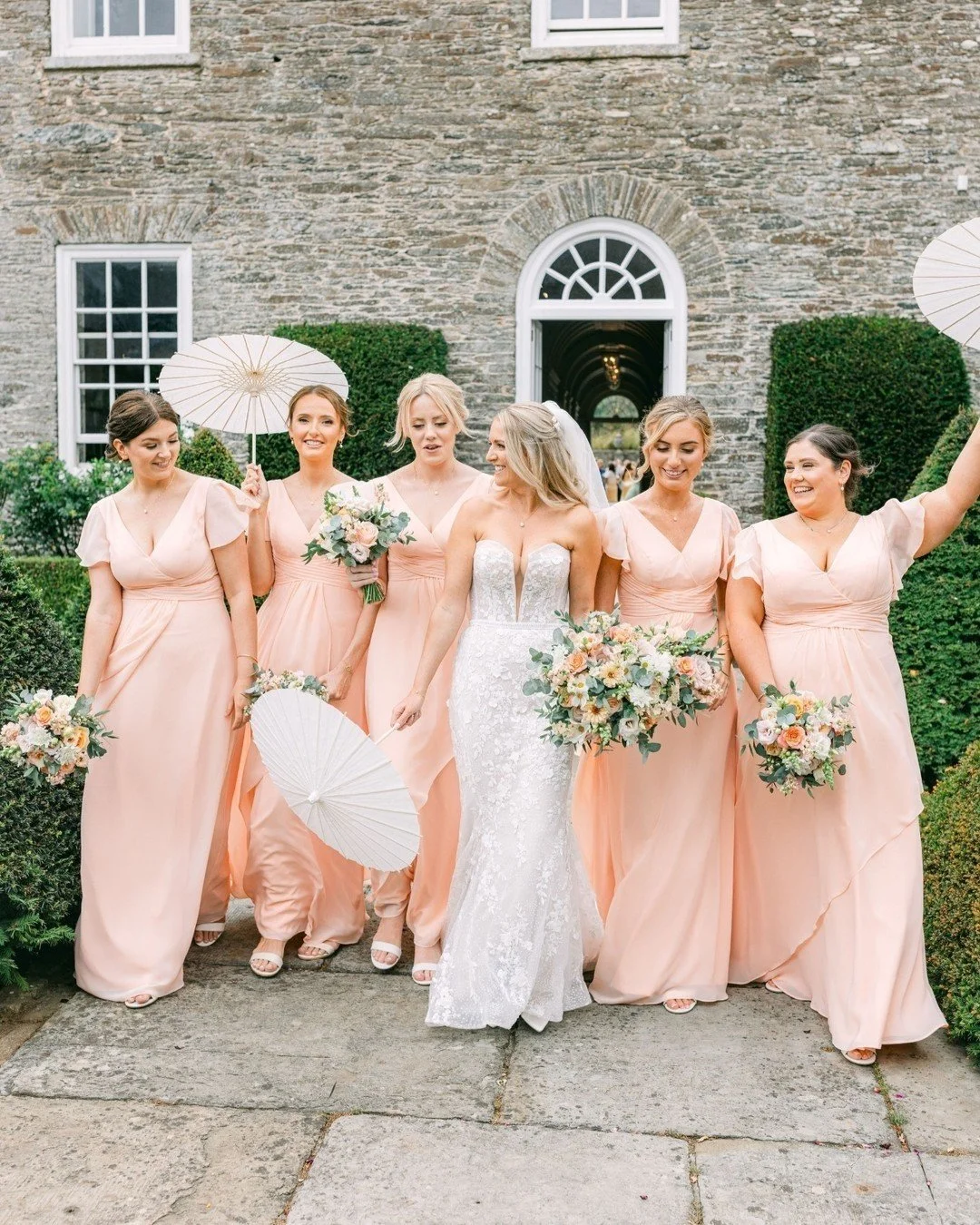A moment for the girls with Francesca and her beautiful bridesmaids at @shilstoneweddings last summer 🤍

Photos @tarastattonphotography
Video @sean_white_films
Florist @hollyhocksflorist
Makeup @emmaroberts.mua
Hair @brigitte_fisher
Dress @kivaandze