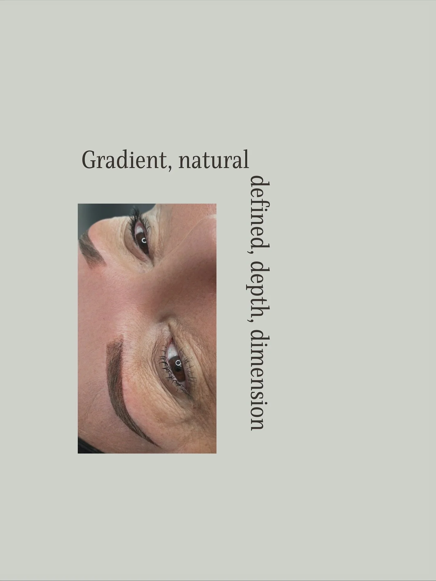 Ombr&eacute; brows are the perfect option for those wanting a naturally elegant look for their eyebrows 🙌

This semi-permanent makeup technique produces a subtle gradient effect, with the color starting lighter at the front of the brow and gradually