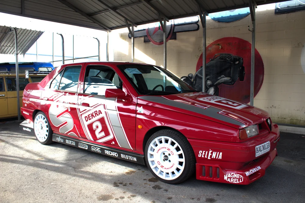 1996 Alfa Romeo 155 — sold, front three-quarter view facing right