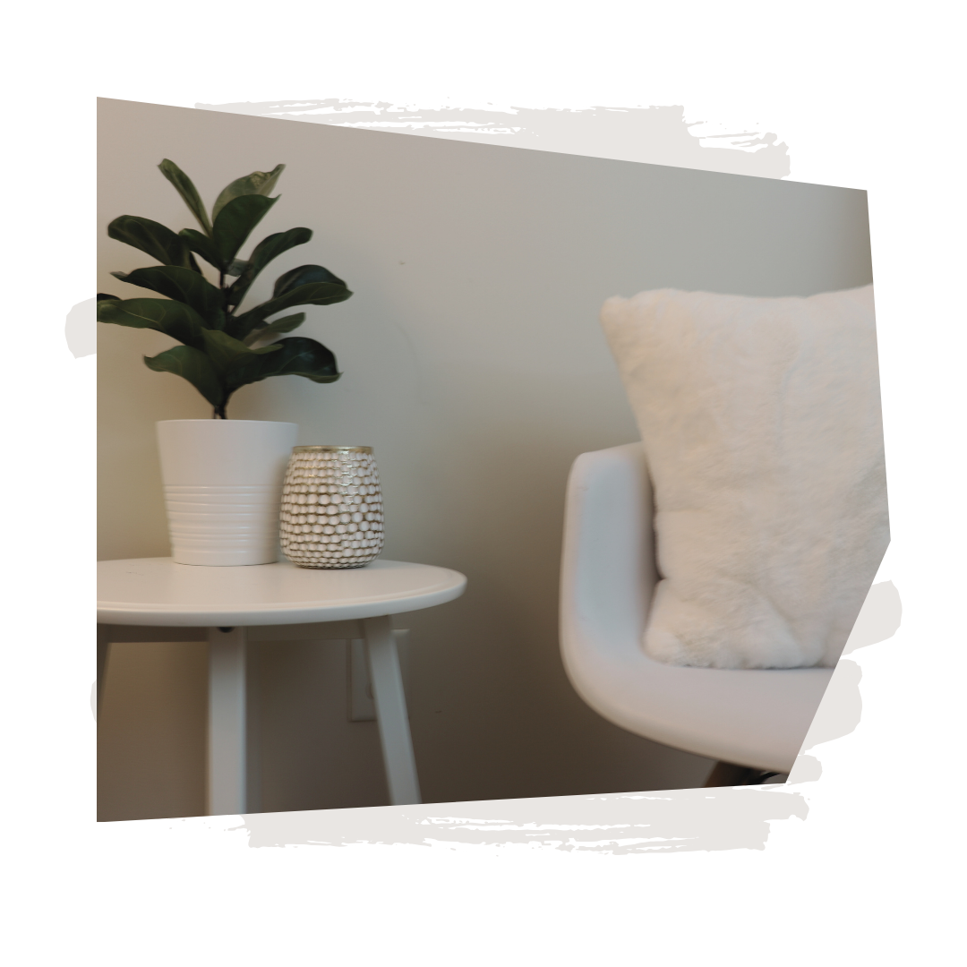 A serene office space  at Woodstock Healing Arts used for speech therapy session, fostering communication and language development.
