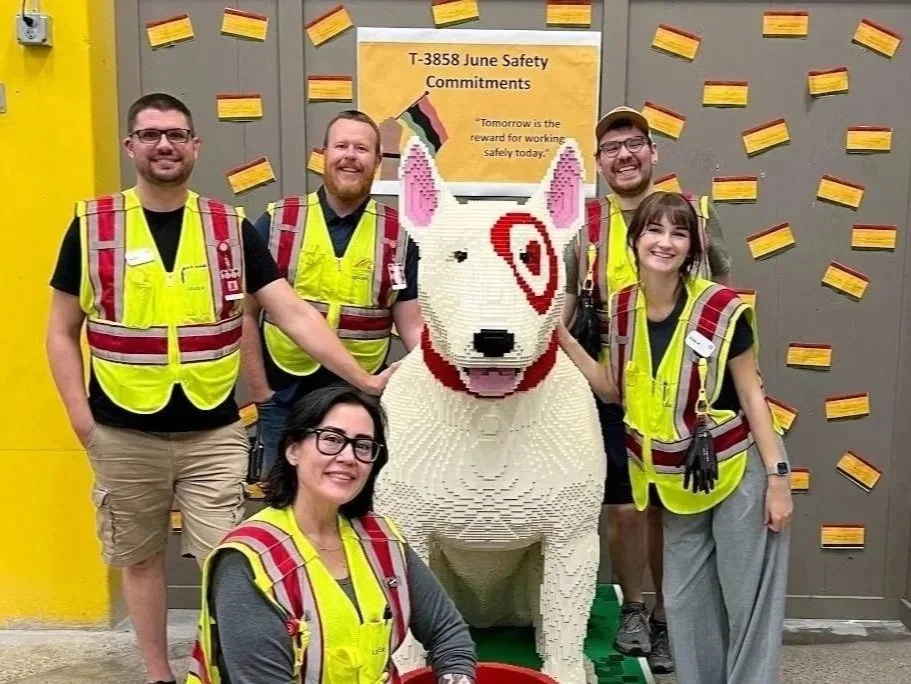 Emily with her Target operations team