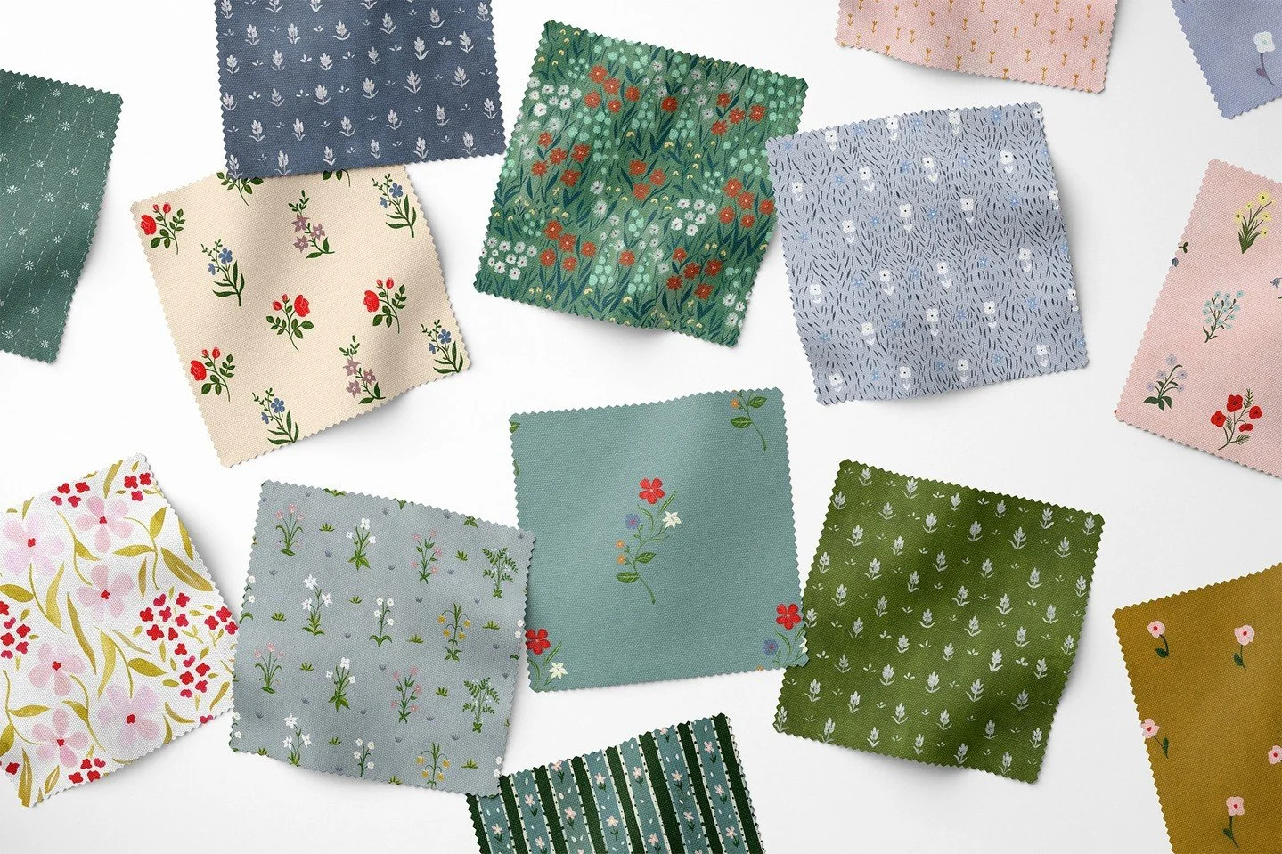 Digital pigment printing brings joyful, hand-painted designs to life: without the massive footprint of traditional textile production. This process uses organic, VOC-free inks and zero water waste, so every pattern I create is gentle on the earth and