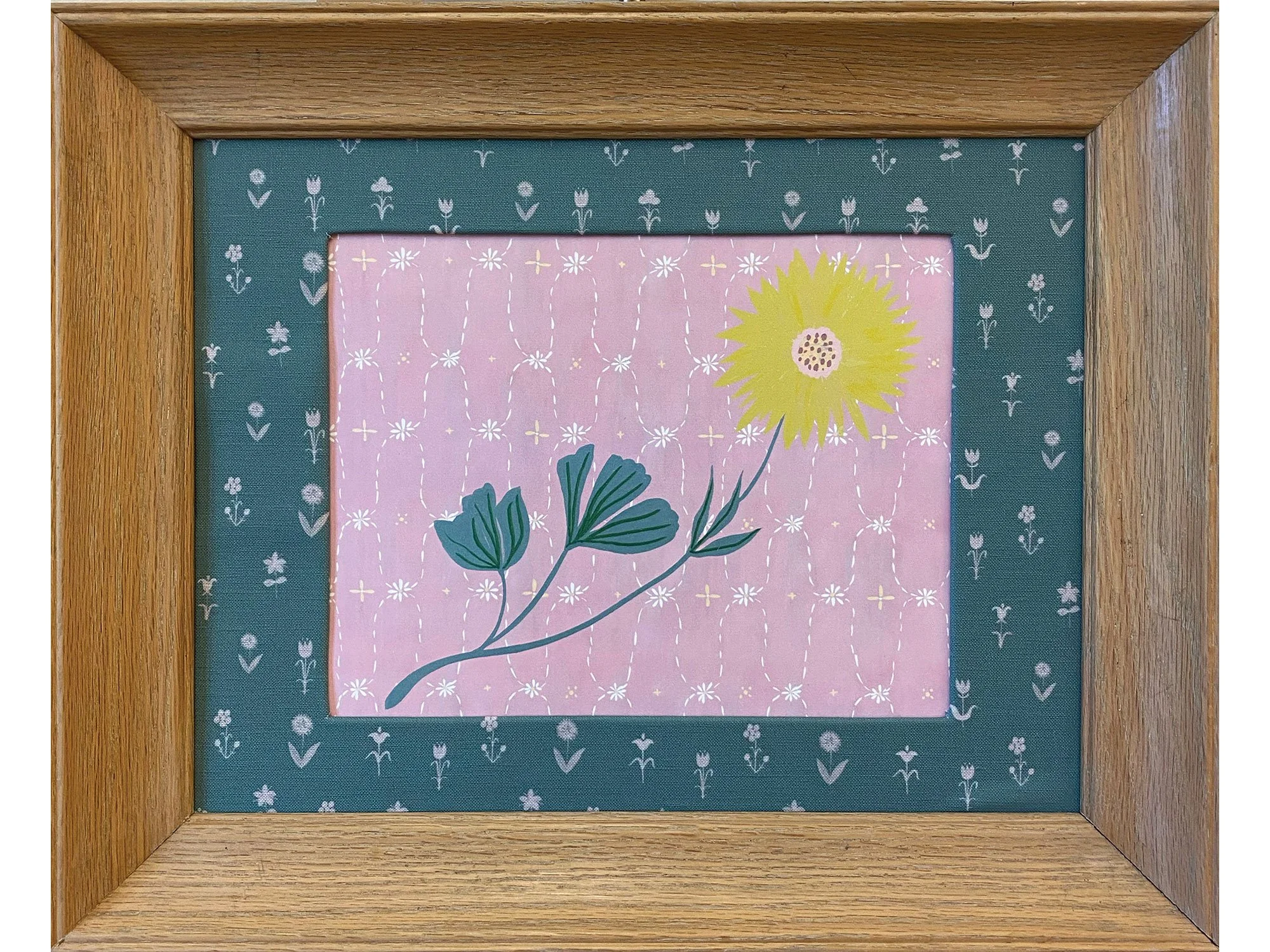 Chrysanthemum Print in Abby Fabric Mat