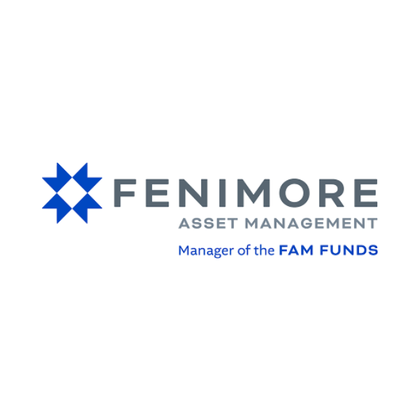 FENMORE Asset Management logo with a blue geometric star symbol and text indicating they manage FAM funds.