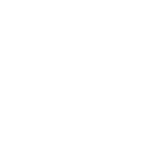 Black background with a white outline of a baseball and a baseball bat crossing each other.
