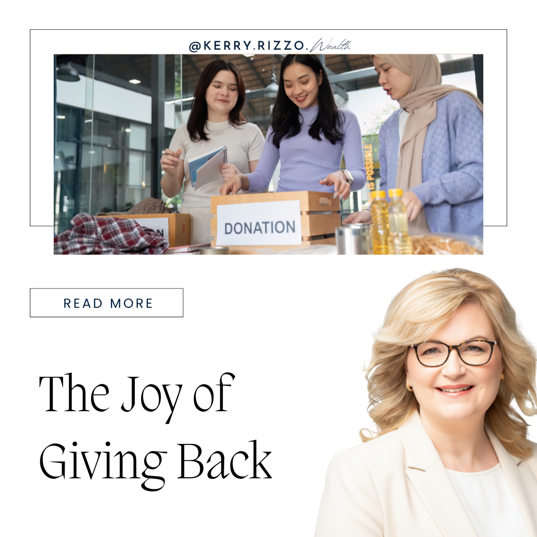 The Joy of Giving Back