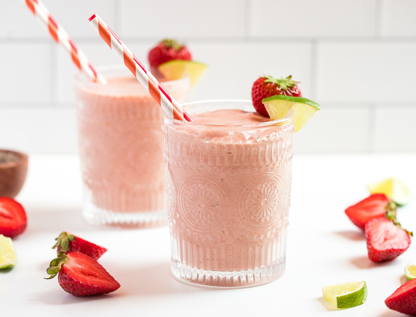 Strawberry Mango Ginger Smoothie
