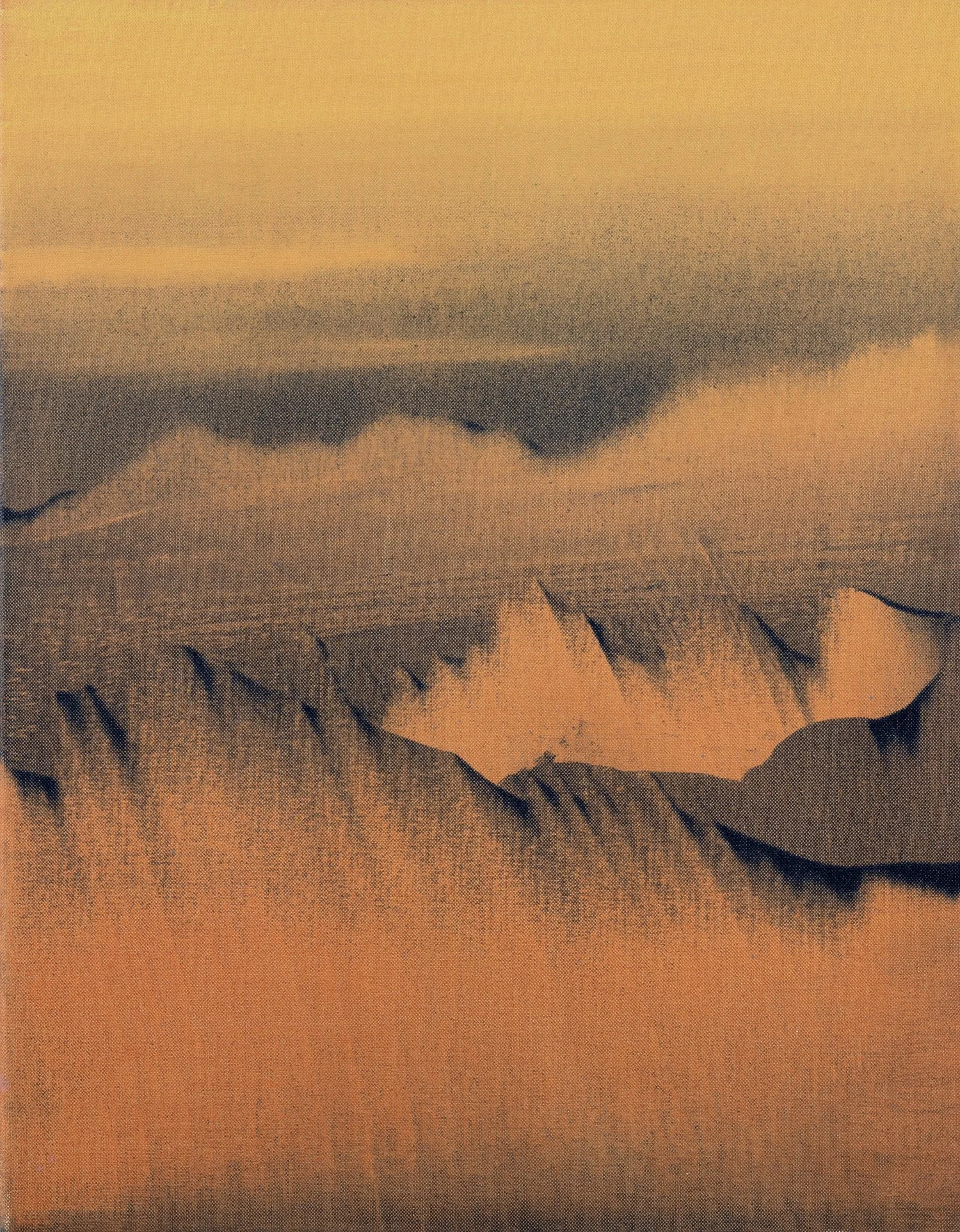 Arete - Acrylic on Canvas -  29 × 37 x 4cm