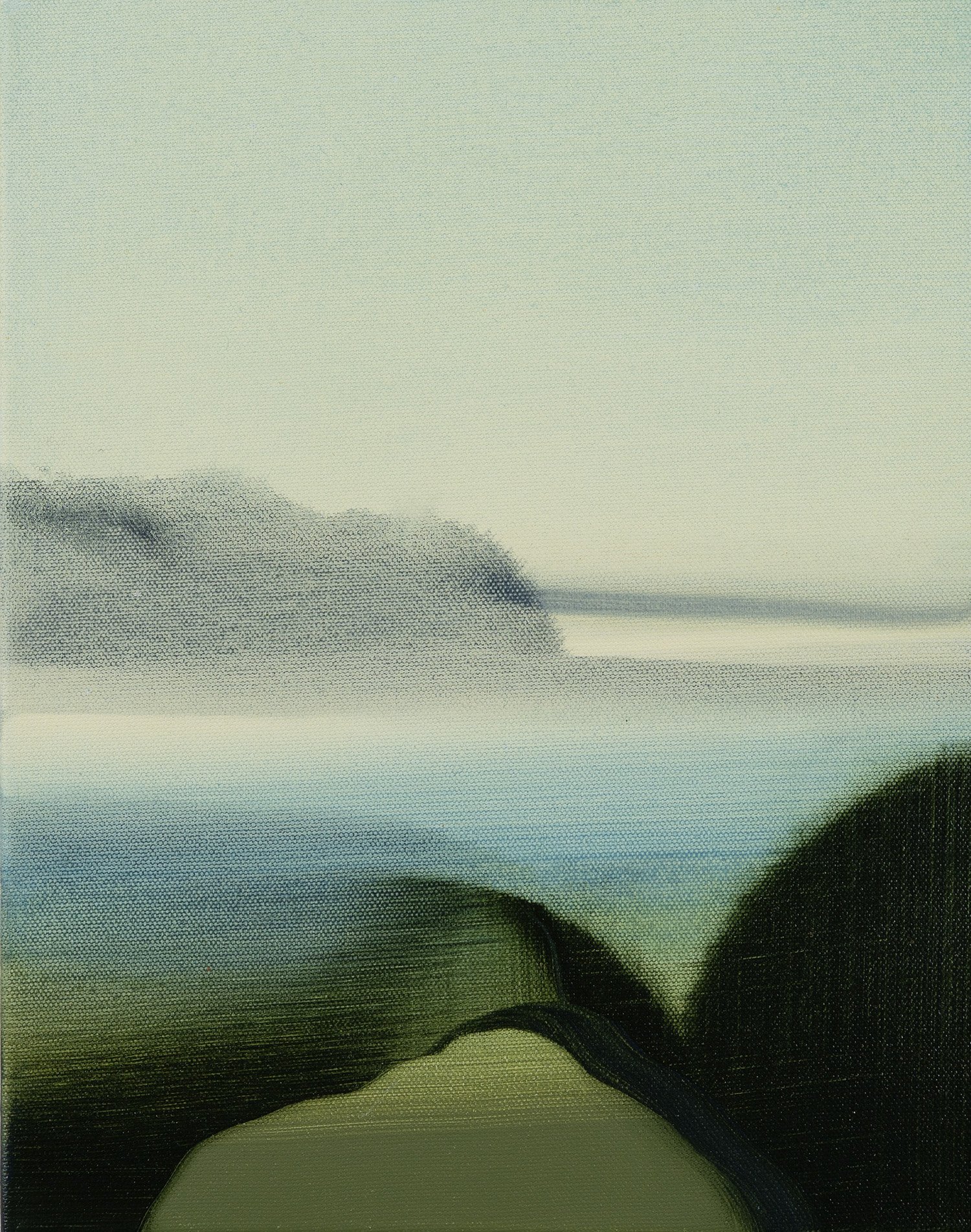 Aquamarine - Acrylic on Canvas -  29 × 37 x 4cm