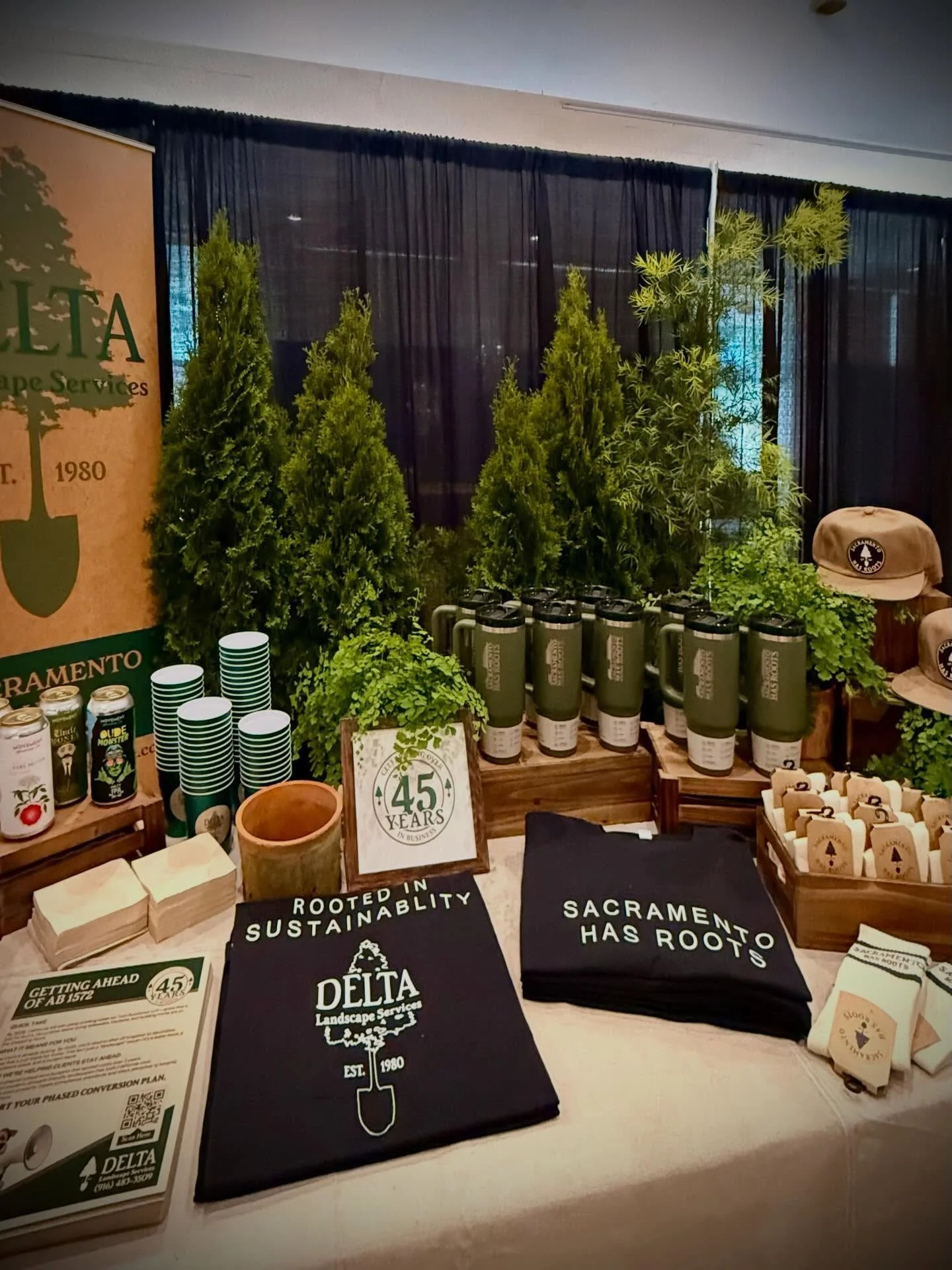 From empty room&hellip; to full Delta!! 🌿

We&rsquo;ve been getting our booth ready for @boma.sac Taste of the Town, and it&rsquo;s looking right.

Good people. Good drinks. Local everything.

Swing by, say hello, and come hang with the Delta crew t