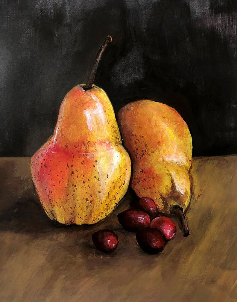 Pears & Cranberries (Art Book - Food Edition)