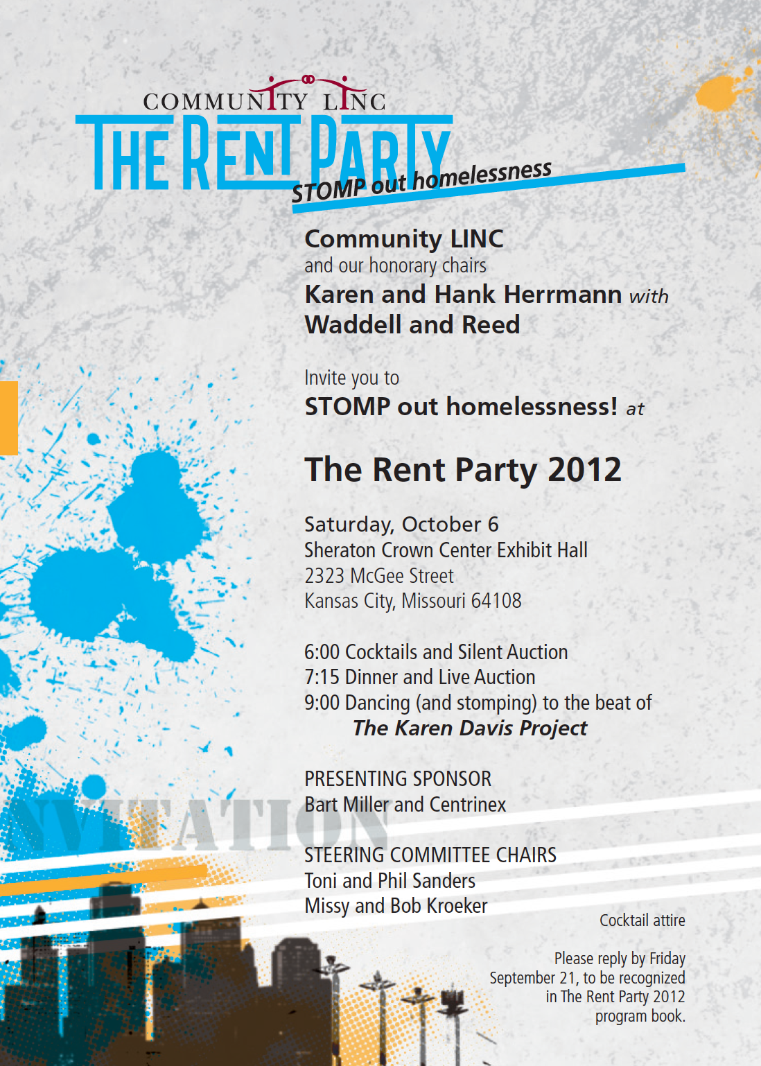Annual fundraiser invitation