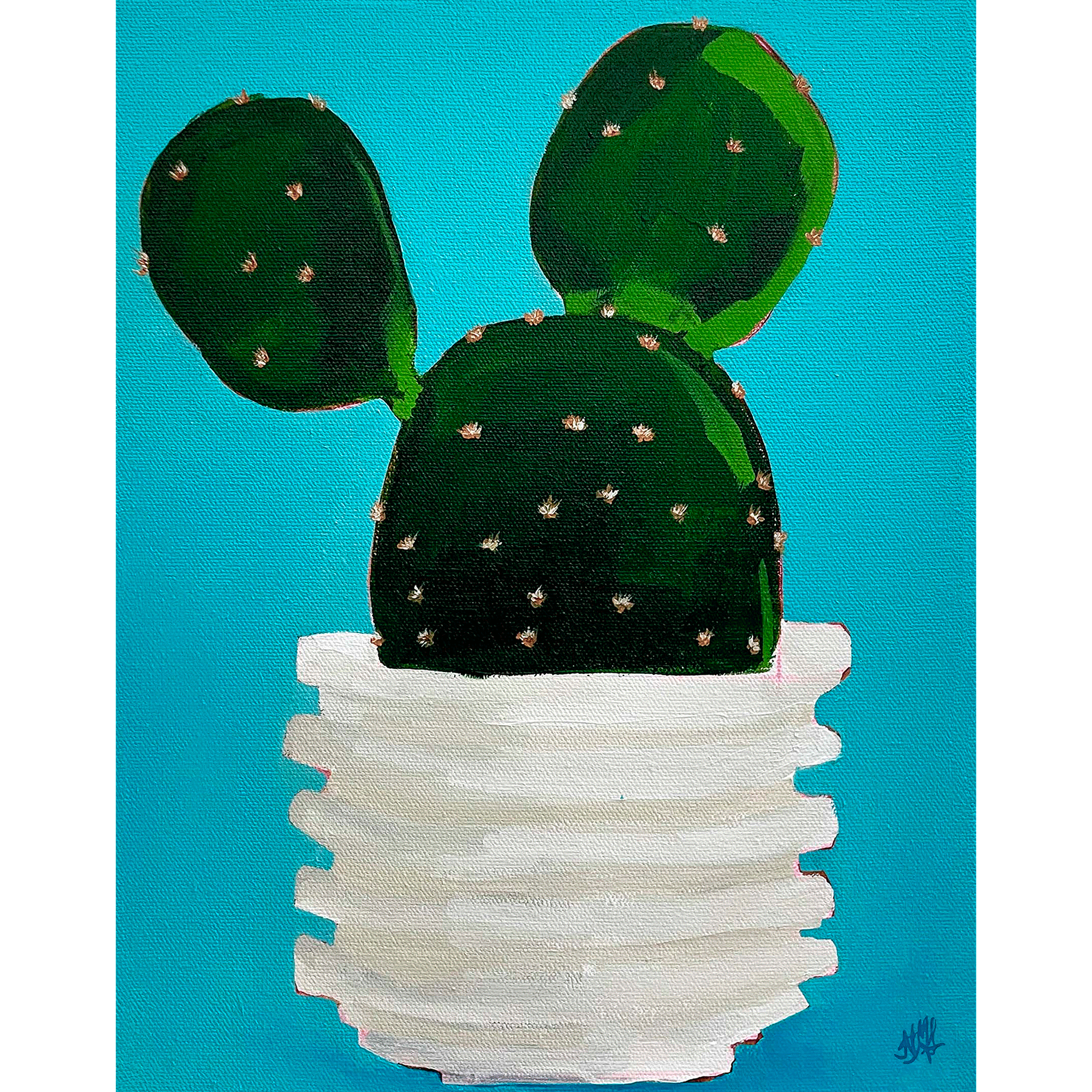 She's Kinda Prickly Print