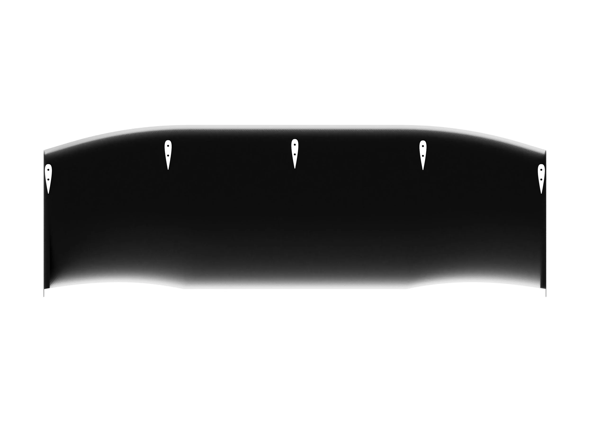 Universal Sized Carbon Fibre Front Splitter