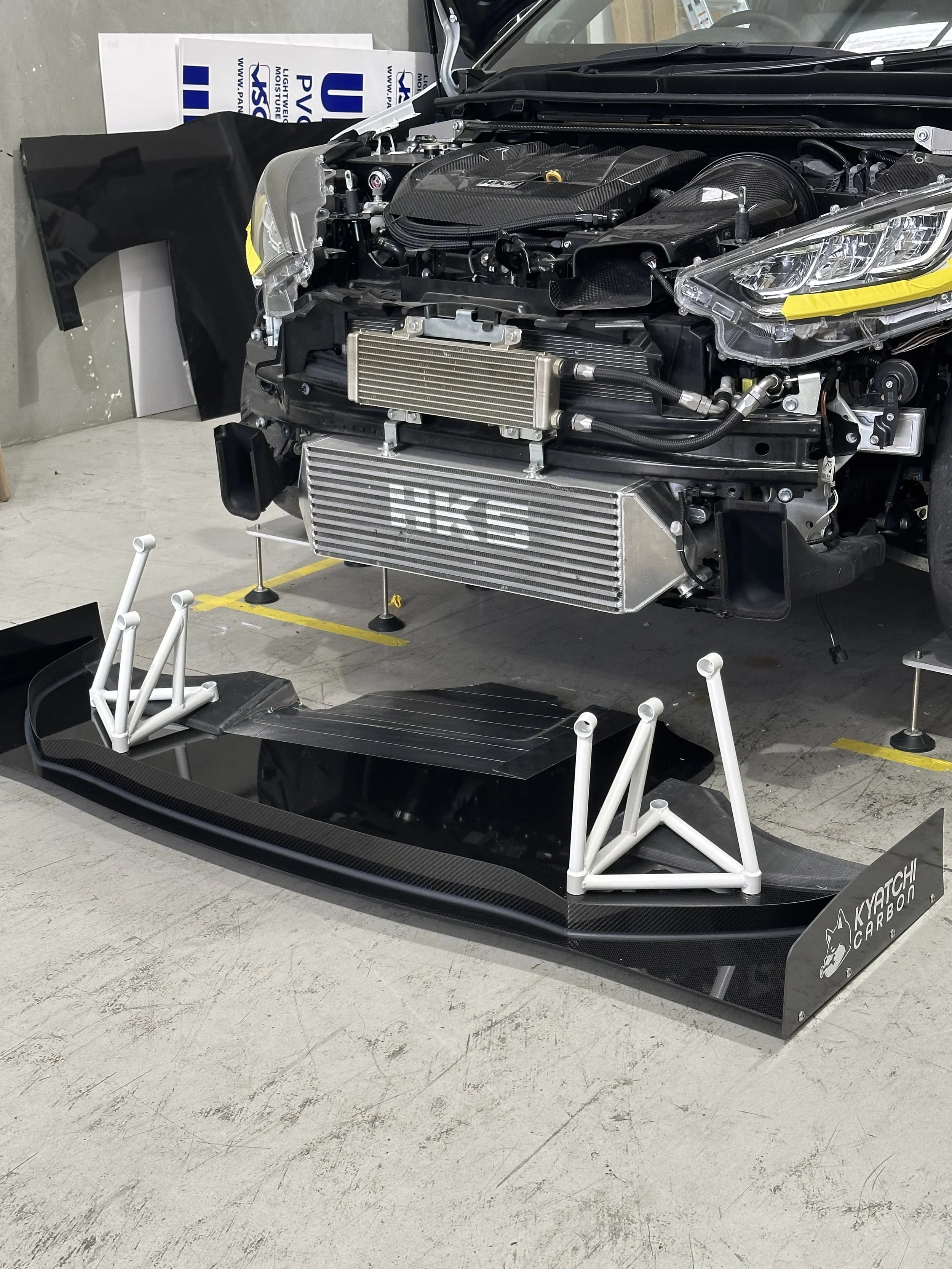 Custom Carbon Splitter Installation