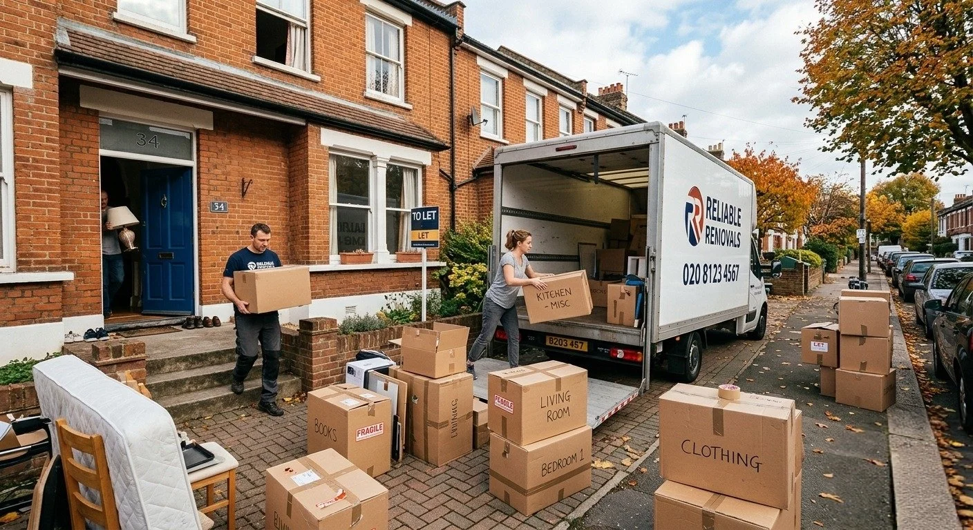 Staff assisting in end of tenancy moves