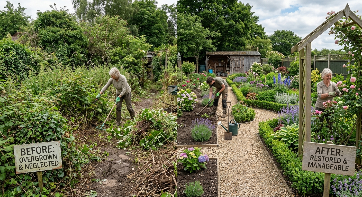 How to Restore an Overgrown Garden: From Messy to Manageable